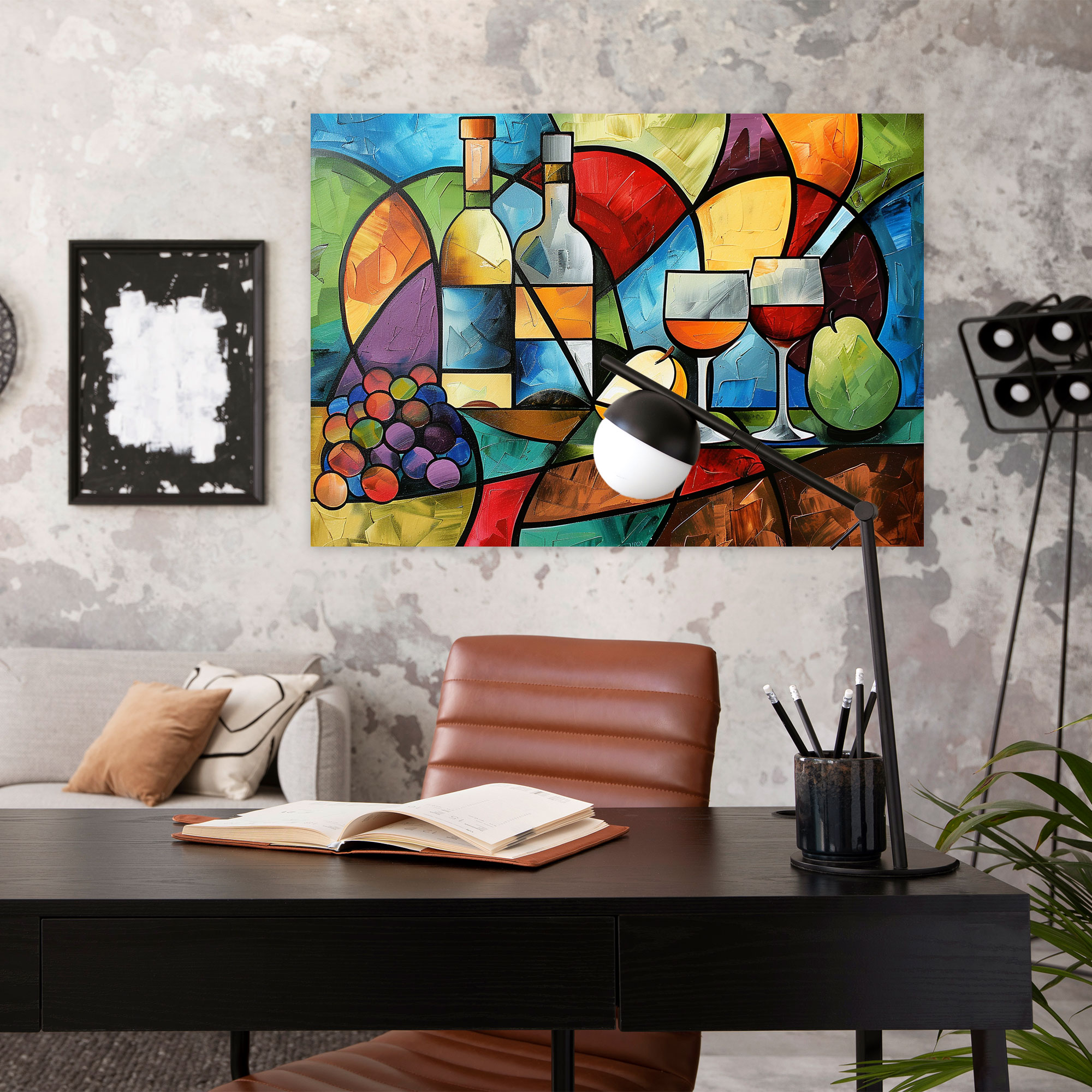 Pablo Picasso Cubist Still Life Canvas Print - Pablo Picasso, Pablo Picasso, Canvas Wall Art, Canvas