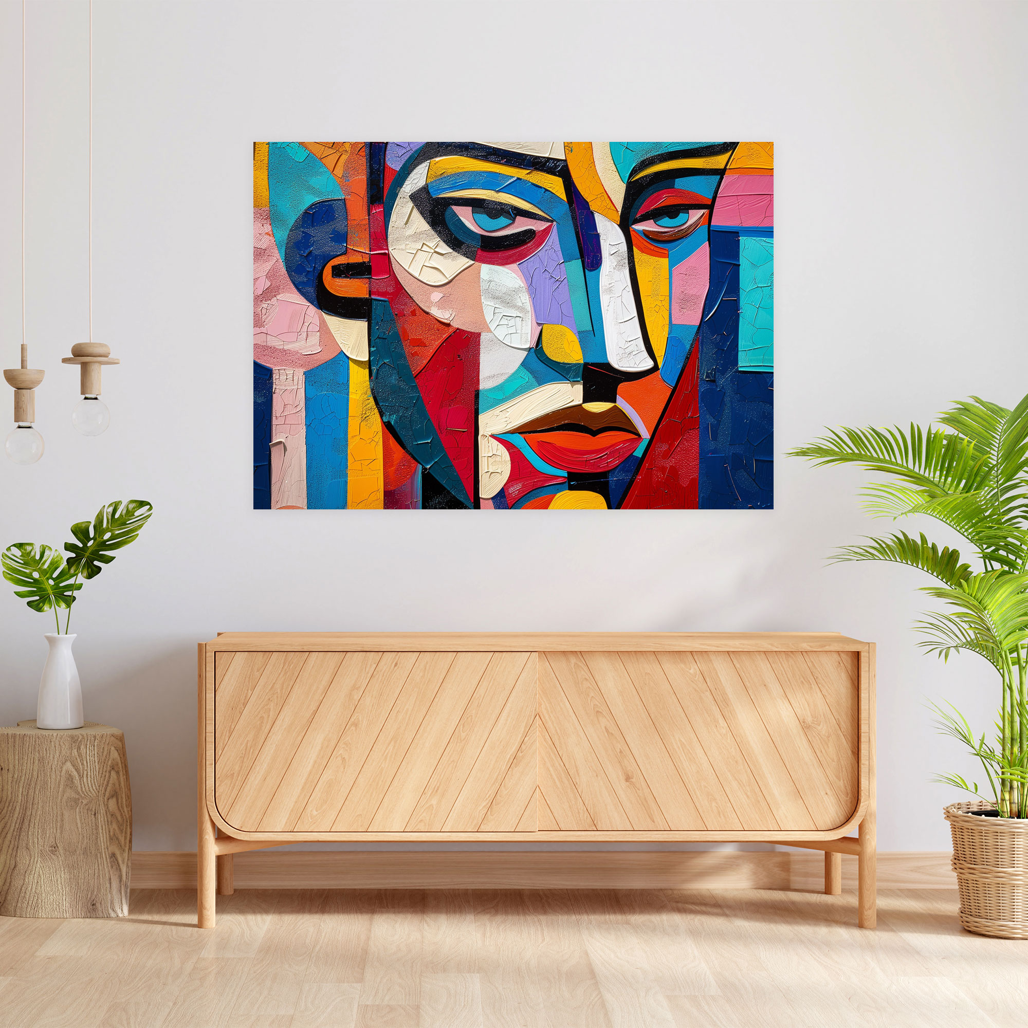 Pablo Picasso Cubist Portrait Wall Decoration - Pablo Picasso, Canvas, Wall Decoration, Home Decoration