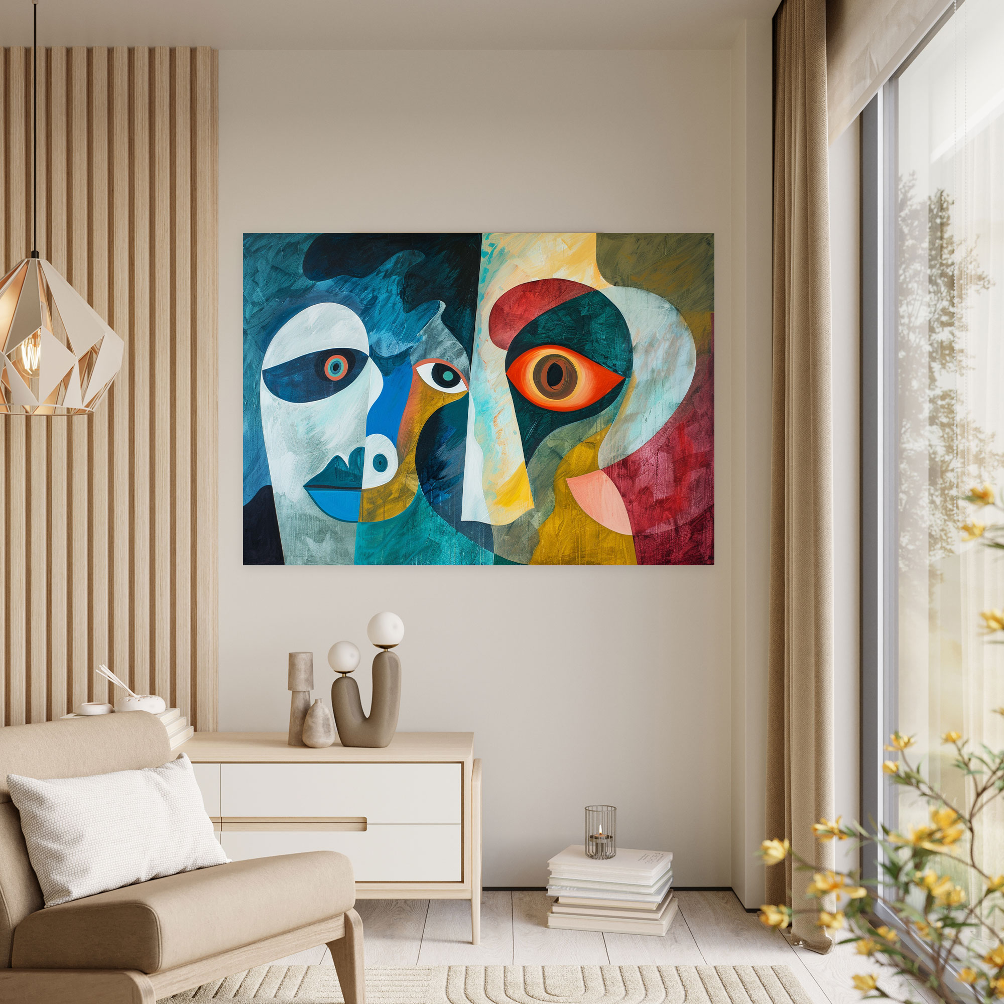 Pablo Picasso Kanvas Tablo - Modern Sanat Dekoratif Kanvas Tablo