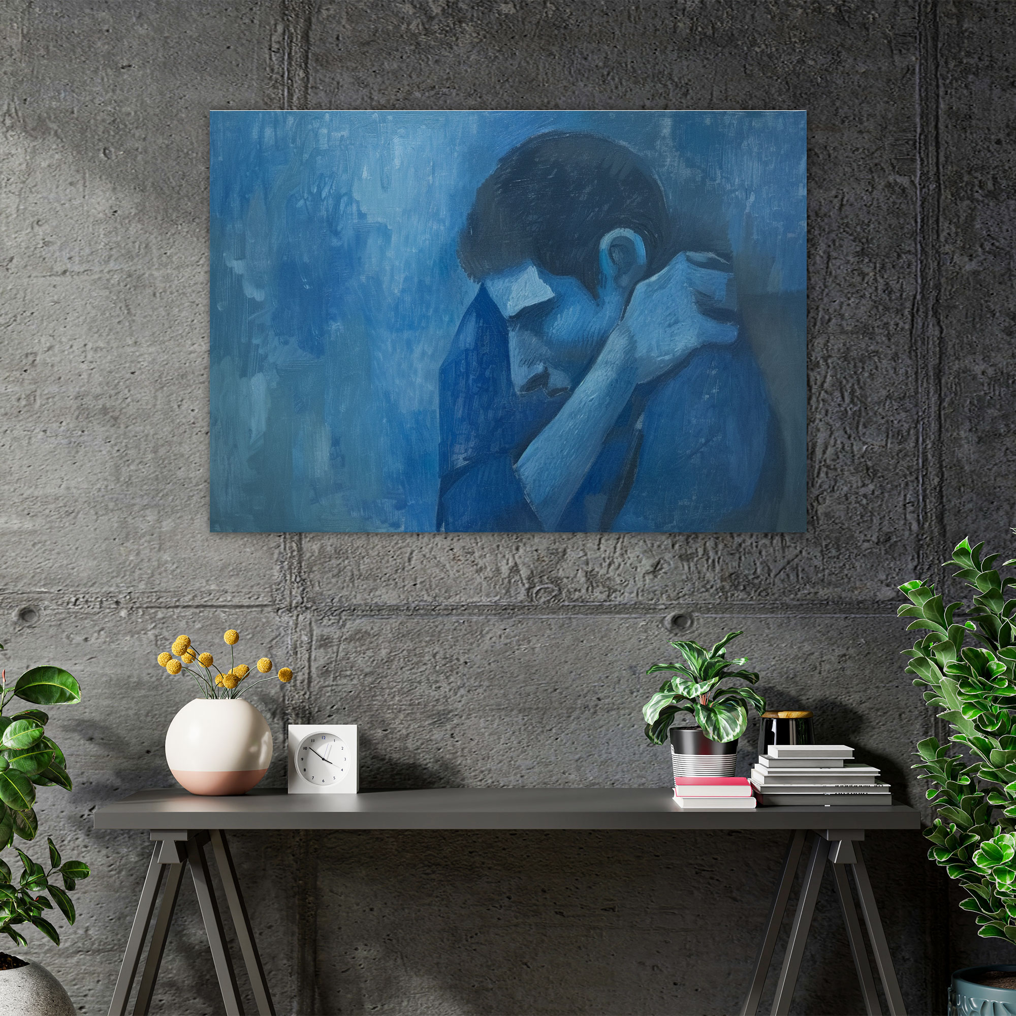 Pablo Picasso Blue Period Wall Decoration - Pablo Picasso, Pablo Picasso, Canvas Print, Wall Decoration