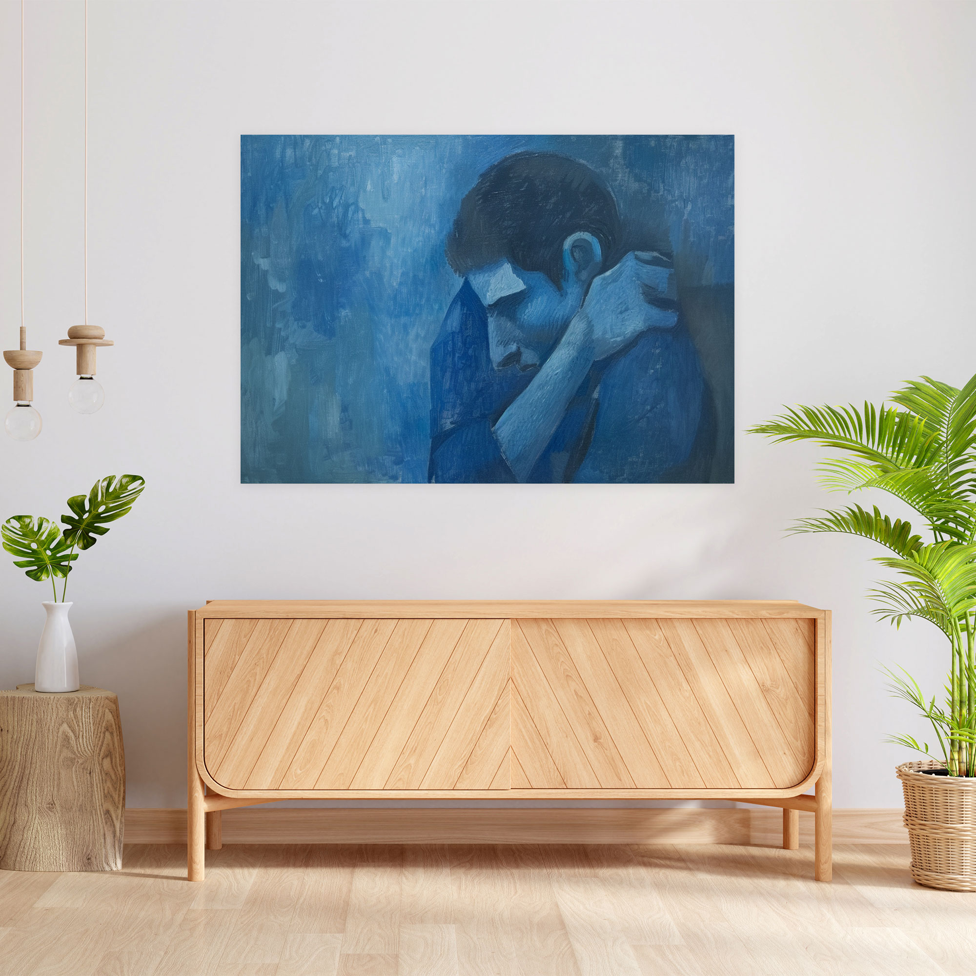 Pablo Picasso Blue Period Wall Decoration - Pablo Picasso, Pablo Picasso, Canvas Print, Wall Decoration