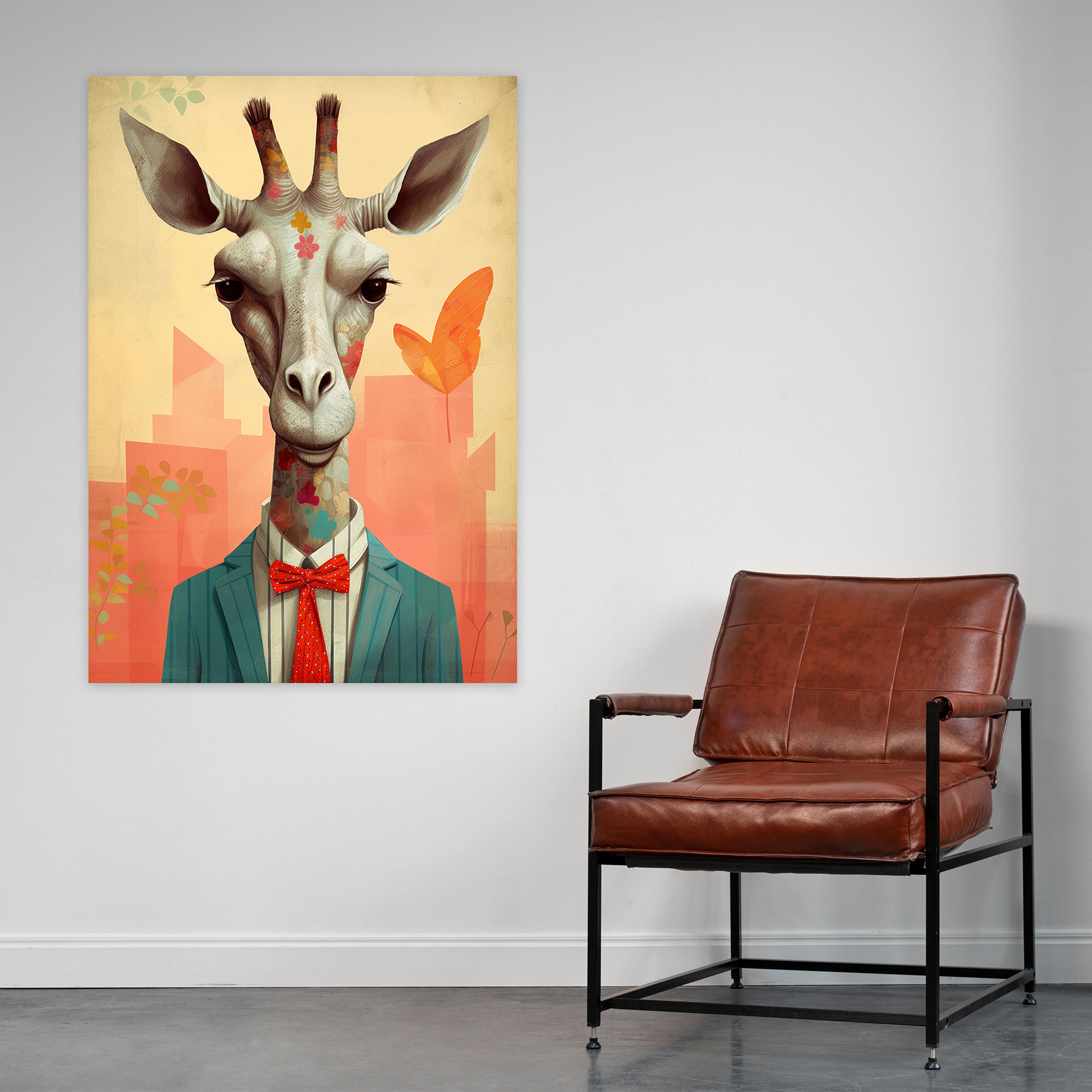 Pablo Picasso Style Wall Decoration - Pablo Picasso, Canvas Wall Art, Wall Art, Whimsical Animal Illustrations