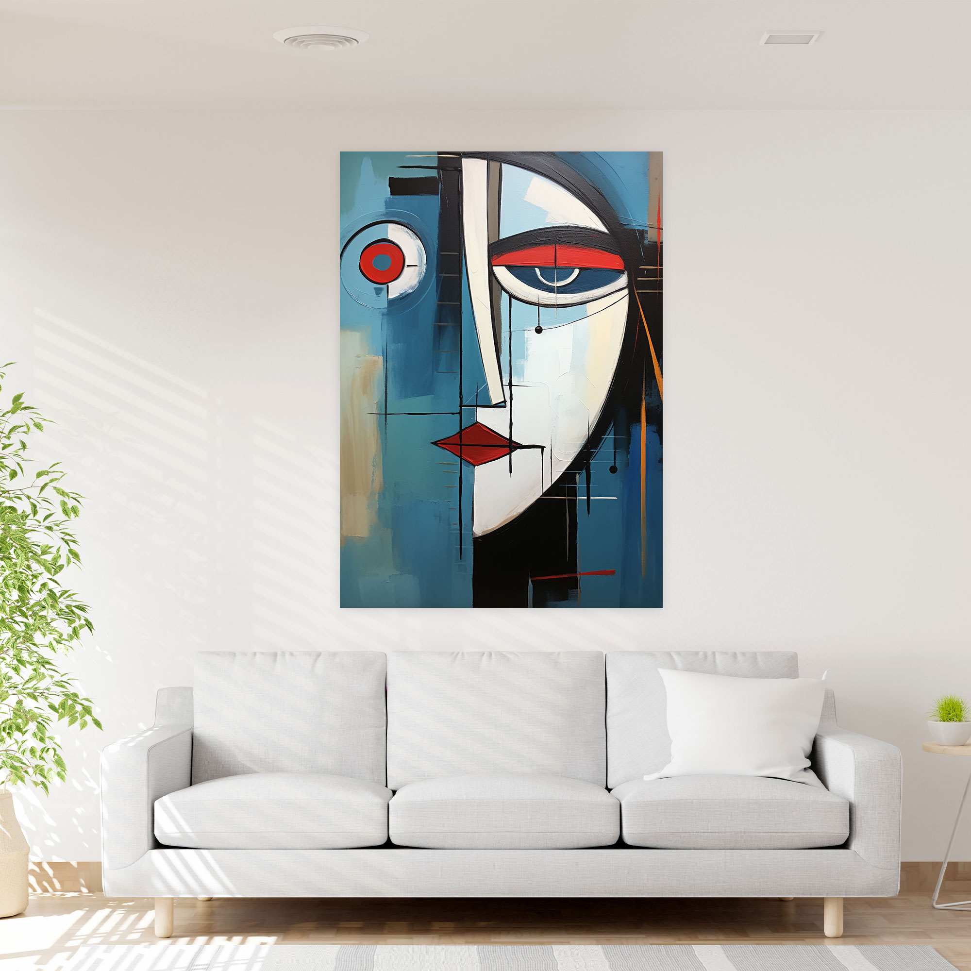 Pablo Picasso Style Canvas Print - Pablo Picasso, Home Decoration, Wall Decoration, Canvas Print