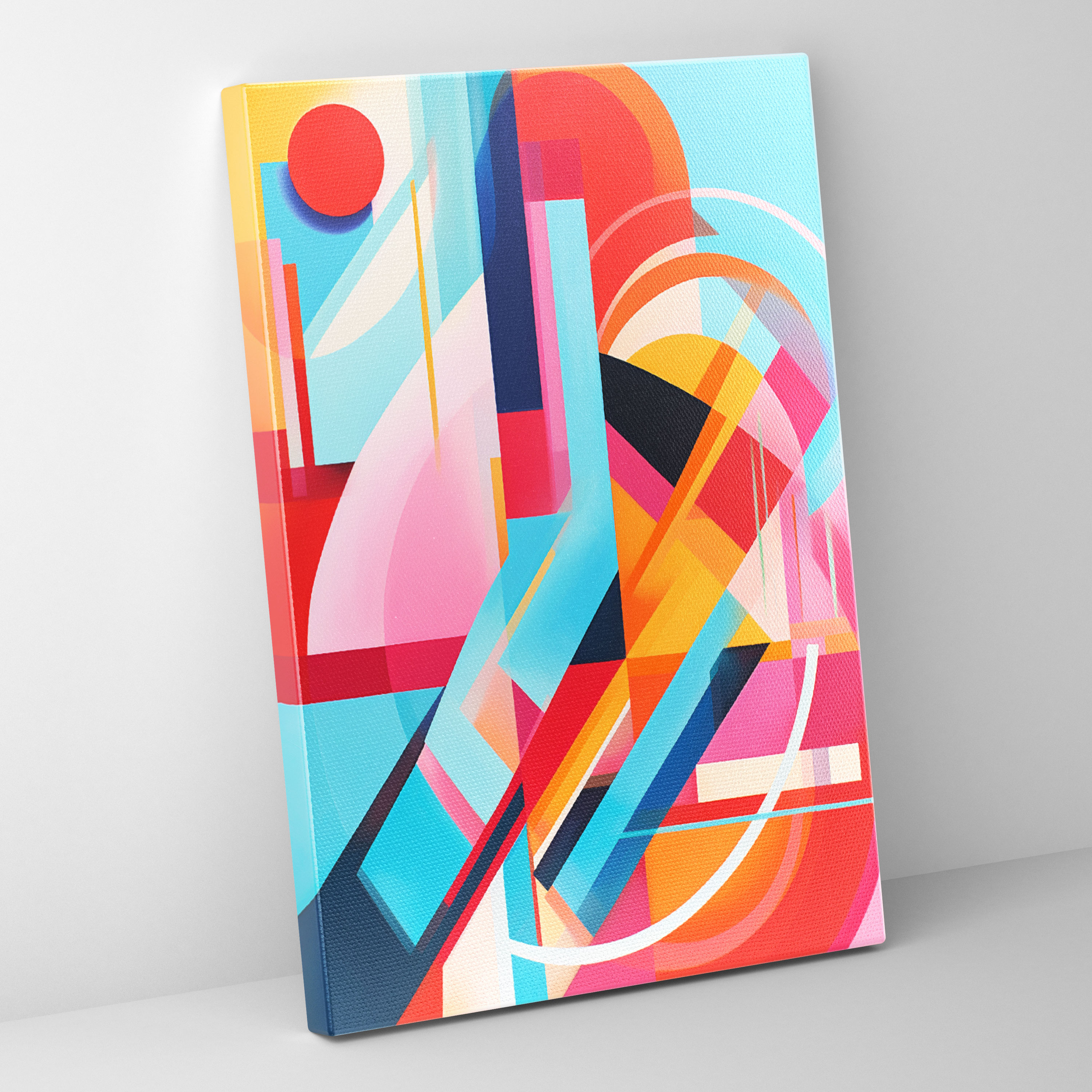 Pablo Picasso Style Canvas Print - Pablo Picasso, Home Decoration, Vibrant Colors, Wall Art