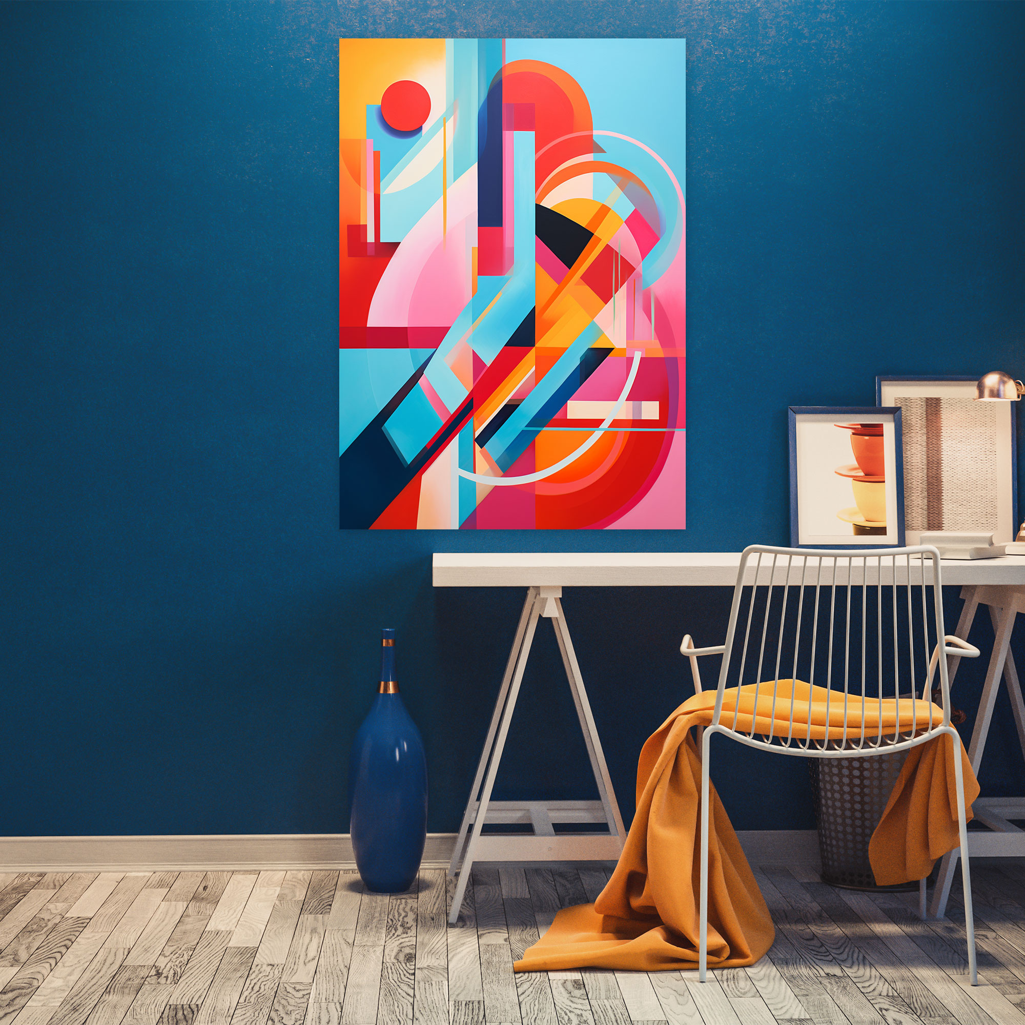 Pablo Picasso Style Canvas Print - Pablo Picasso, Home Decoration, Vibrant Colors, Wall Art