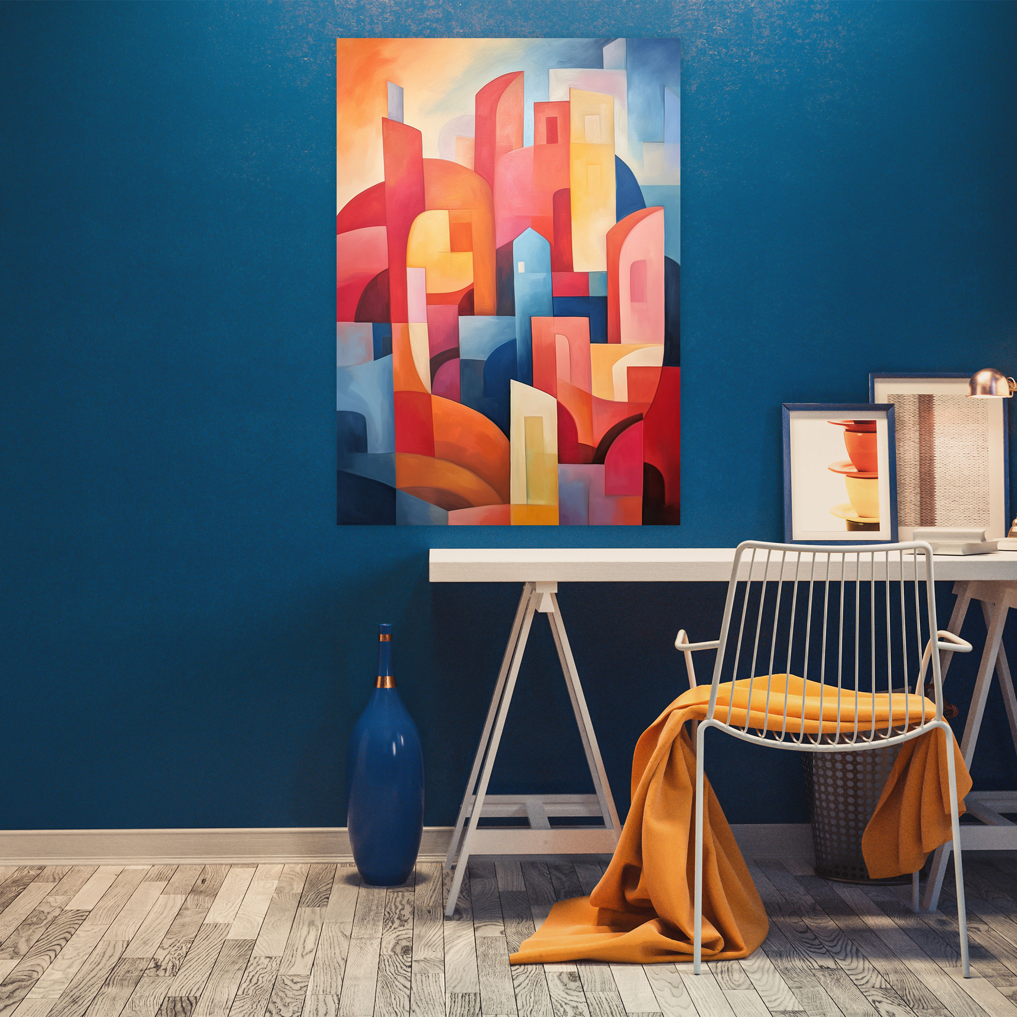 Pablo Picasso Style Wall Art - Pablo Picasso, Wall Decoration, Fragmented Shapes, Canvas Print