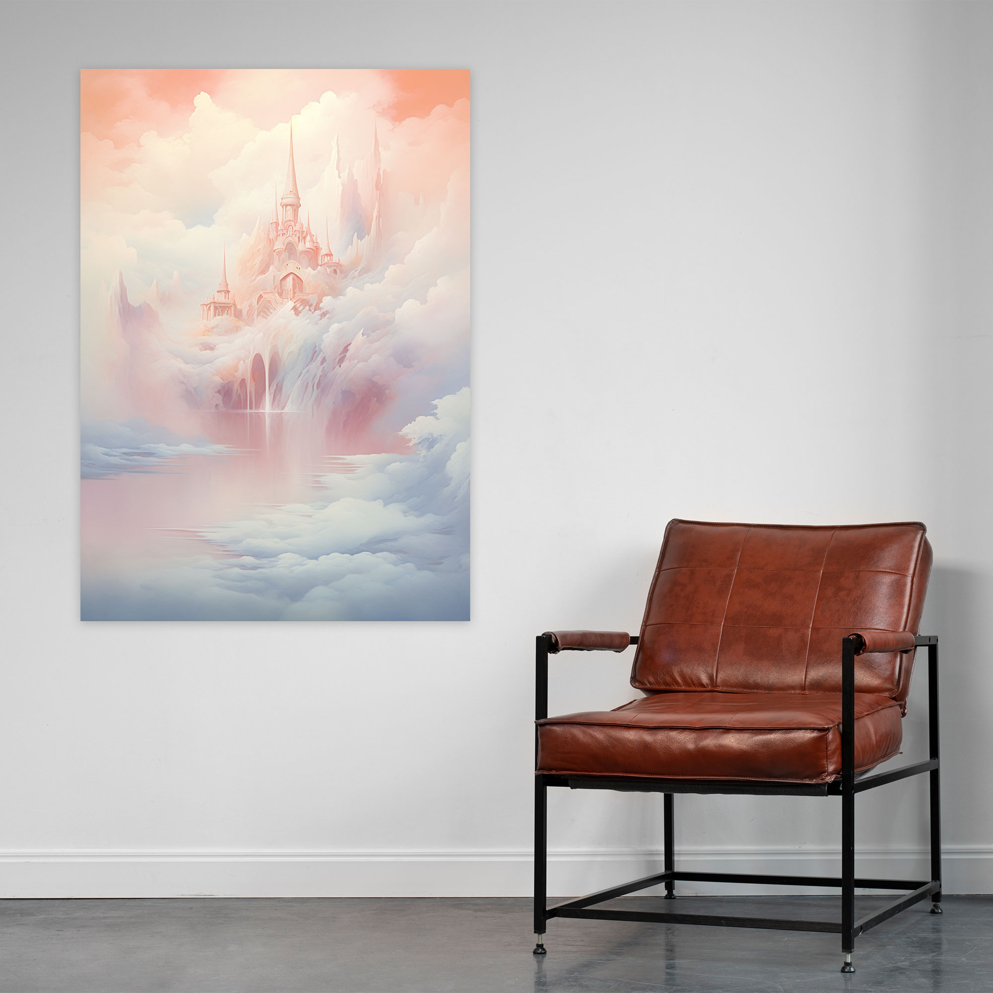 Pablo Picasso Style Canvas Print - Pablo Picasso, Home Decoration, Ethereal Colors, Dreamy Atmosphere