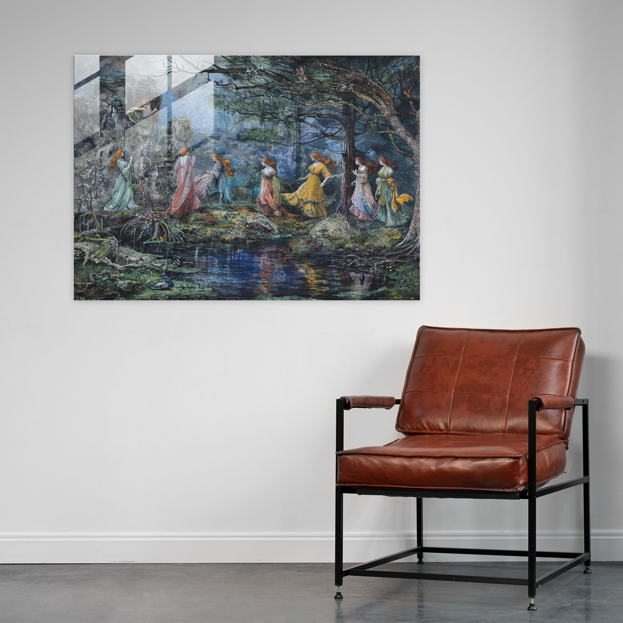 Pre-Raphaelite Brotherhood Cam Tablo Sanatı - Ev Dekorasyonu ve Modern Sanat Uygulamaları