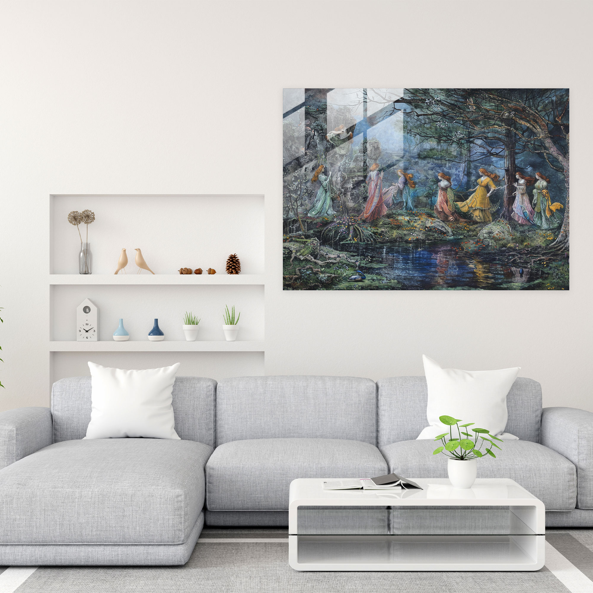 Pre-Raphaelite Brotherhood Cam Tablo Sanatı - Ev Dekorasyonu ve Modern Sanat Uygulamaları
