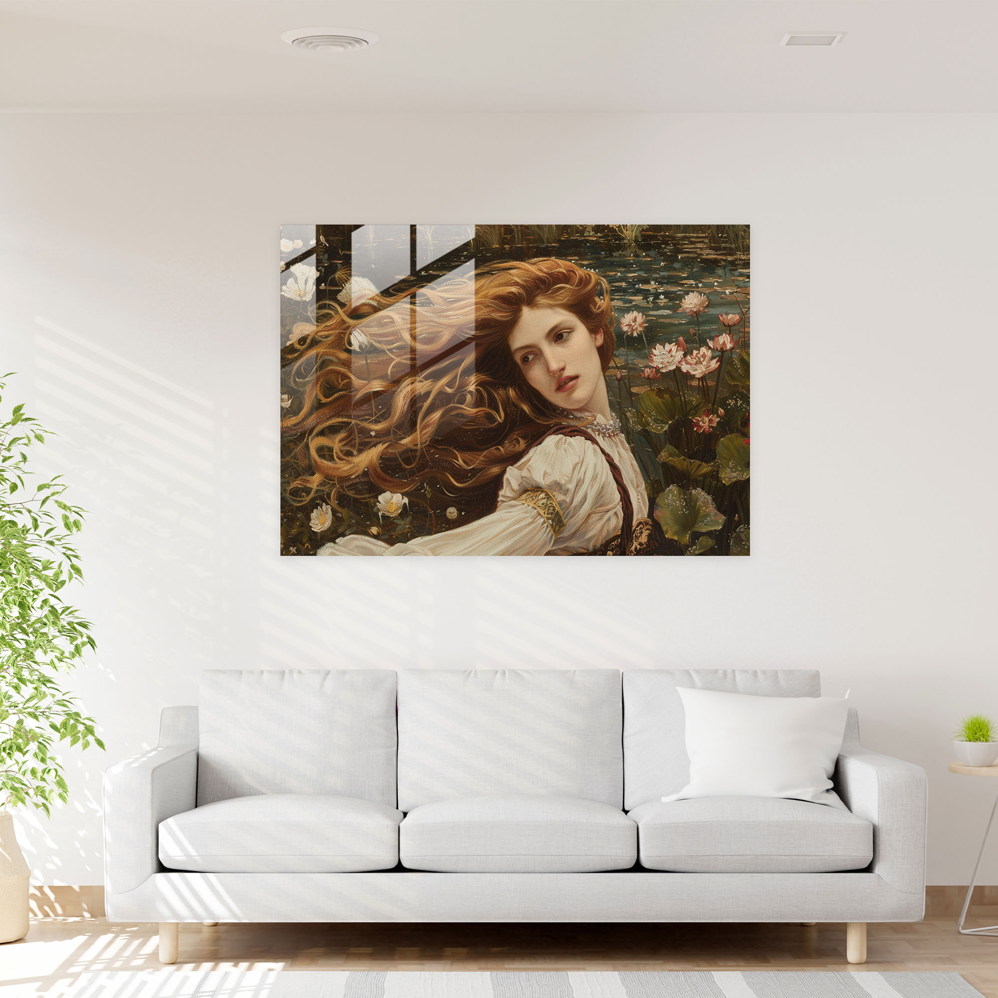 Pre-Raphaelite Brotherhood Cam Tablosu - Pre-Raphaelite Brotherhood Cam Sanatı Modern Sanat