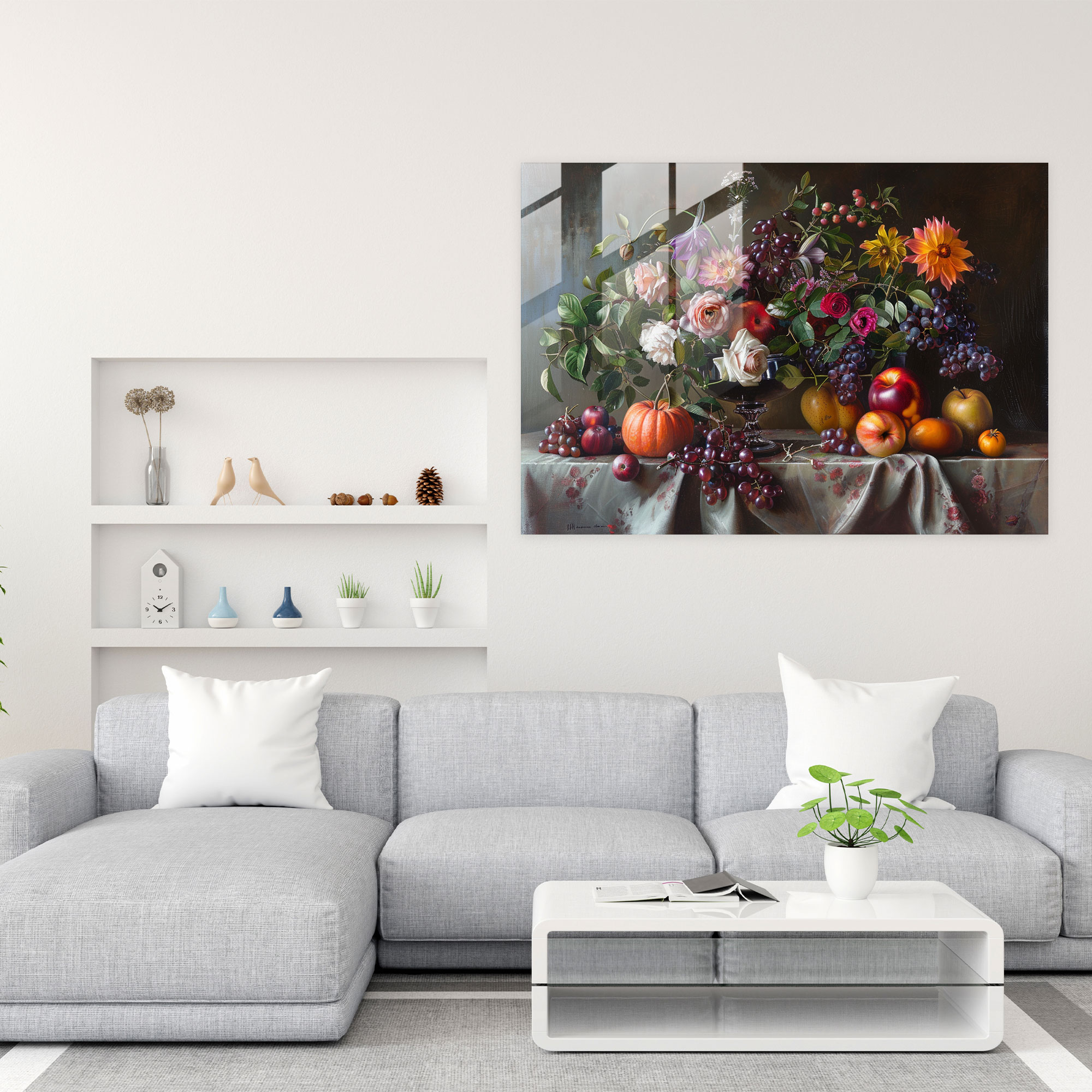 Pre-Raphaelite Brotherhood Glass Print - Elegant Still Life - Pre-Raphaelite Brotherhood, Wall Decoration, Home Decoration, Modern Art