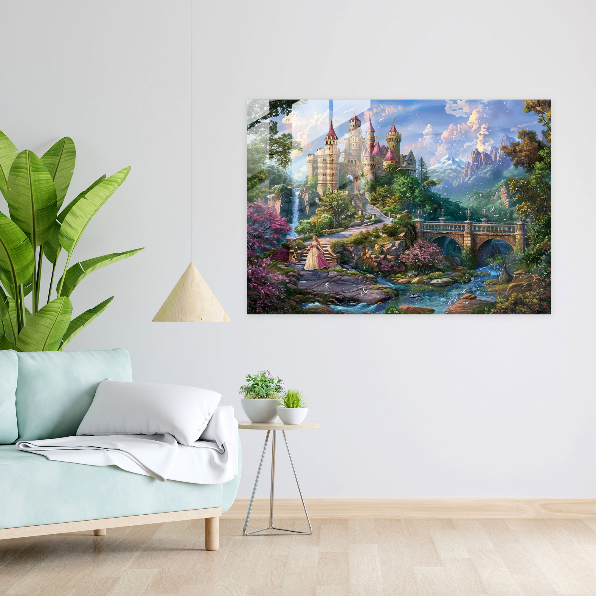 Pre-Raphaelite Brotherhood Glass Print - Enchanting Fairy Tale Scene - Pre-Raphaelite Brotherhood, Enchanting, Modern Art, Romantic