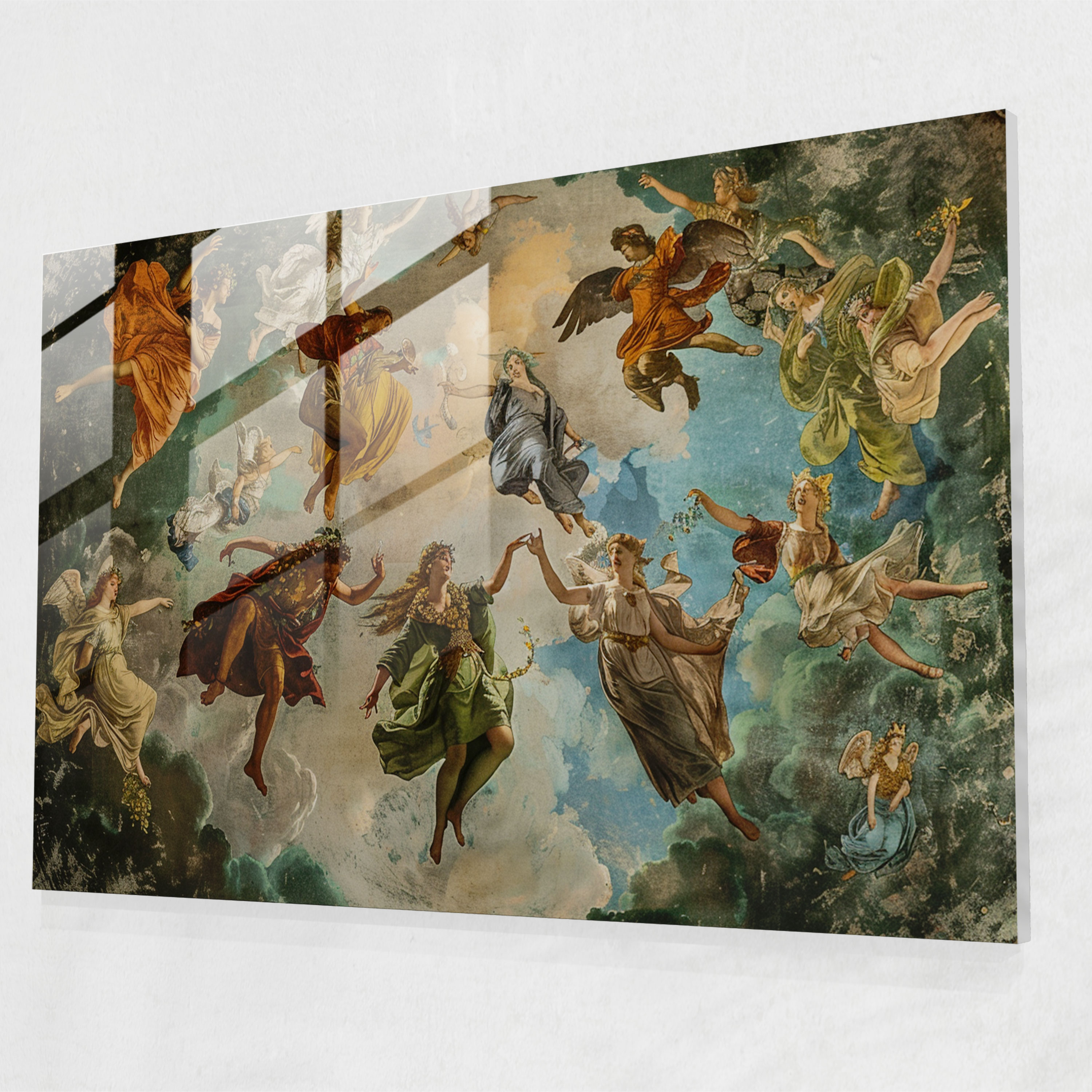 Celestial Realm Glass Art - Pre-Raphaelite Brotherhood, Celestial Realm, Goddesses, Gods