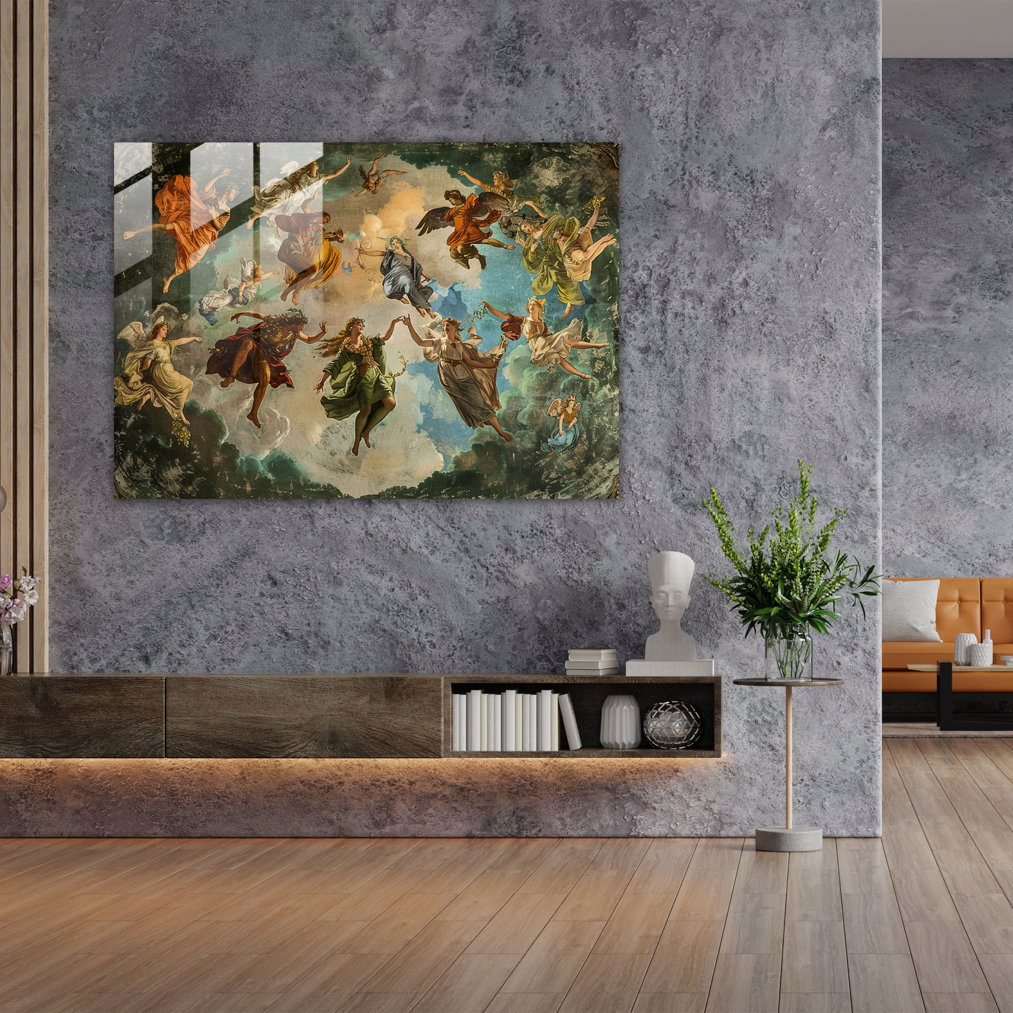 Celestial Realm Glass Art - Pre-Raphaelite Brotherhood, Celestial Realm, Goddesses, Gods