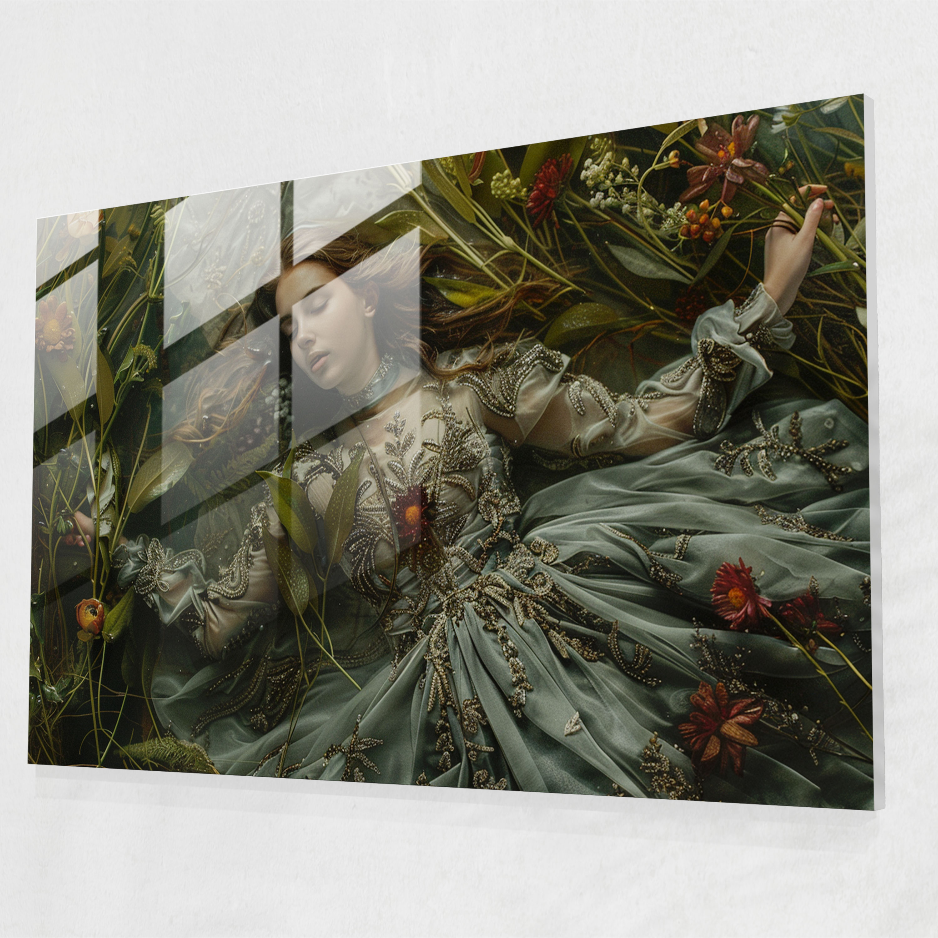 Pre-Raphaelite Brotherhood Glass Print - Pre-Raphaelite Brotherhood, Glass Wall Art, Modern Art, Home Decoration