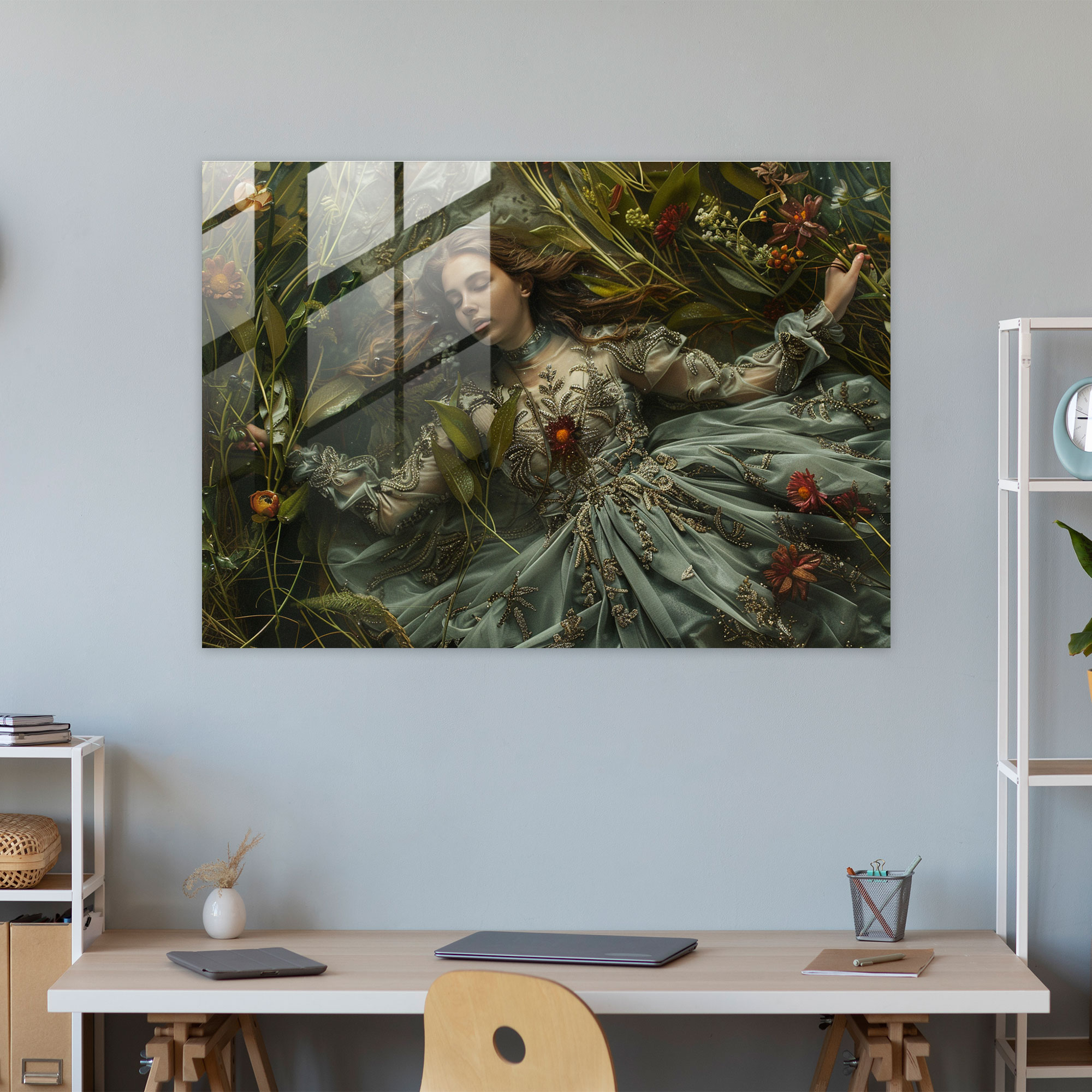 Pre-Raphaelite Brotherhood Glass Print - Pre-Raphaelite Brotherhood, Glass Wall Art, Modern Art, Home Decoration