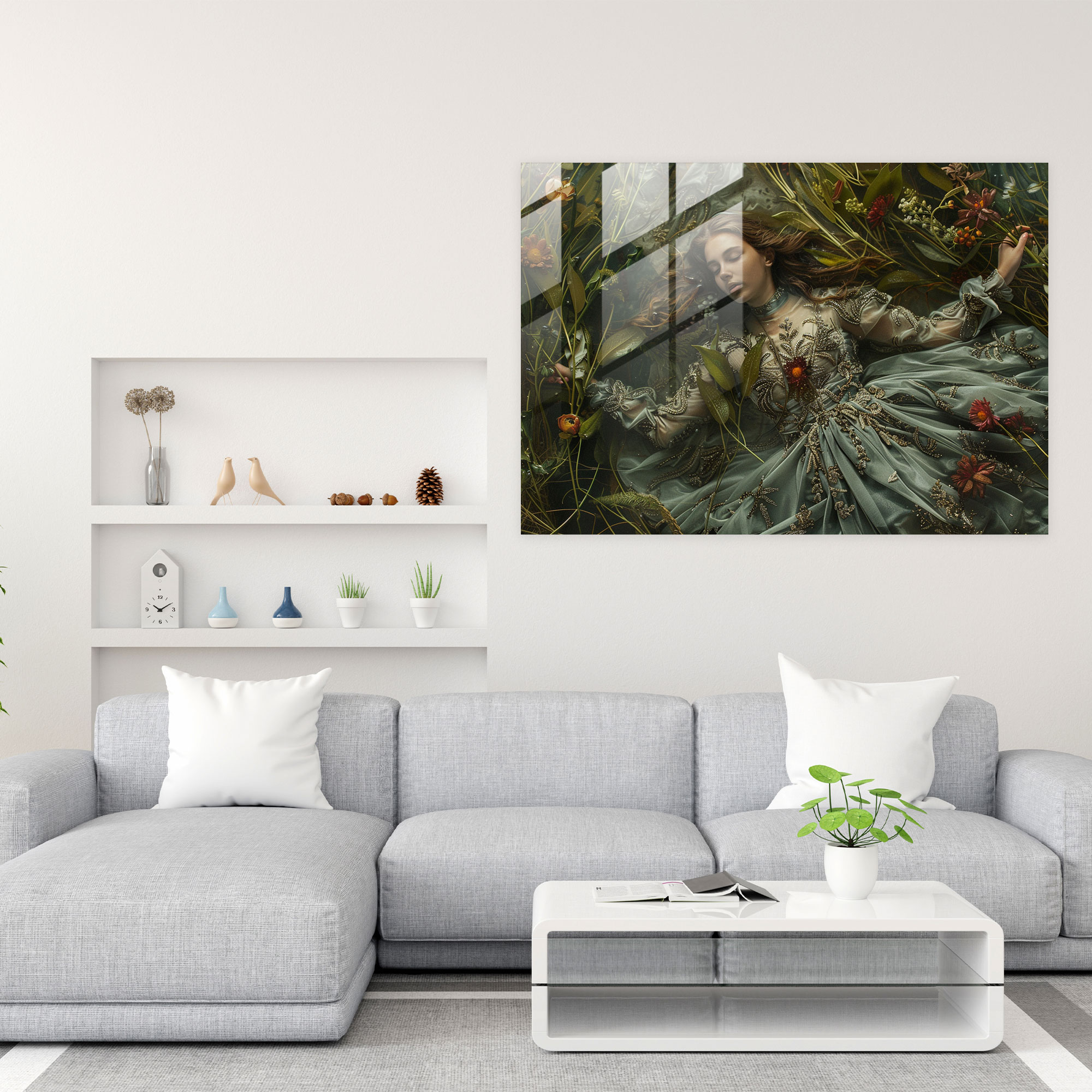 Pre-Raphaelite Brotherhood Glass Print - Pre-Raphaelite Brotherhood, Glass Wall Art, Modern Art, Home Decoration
