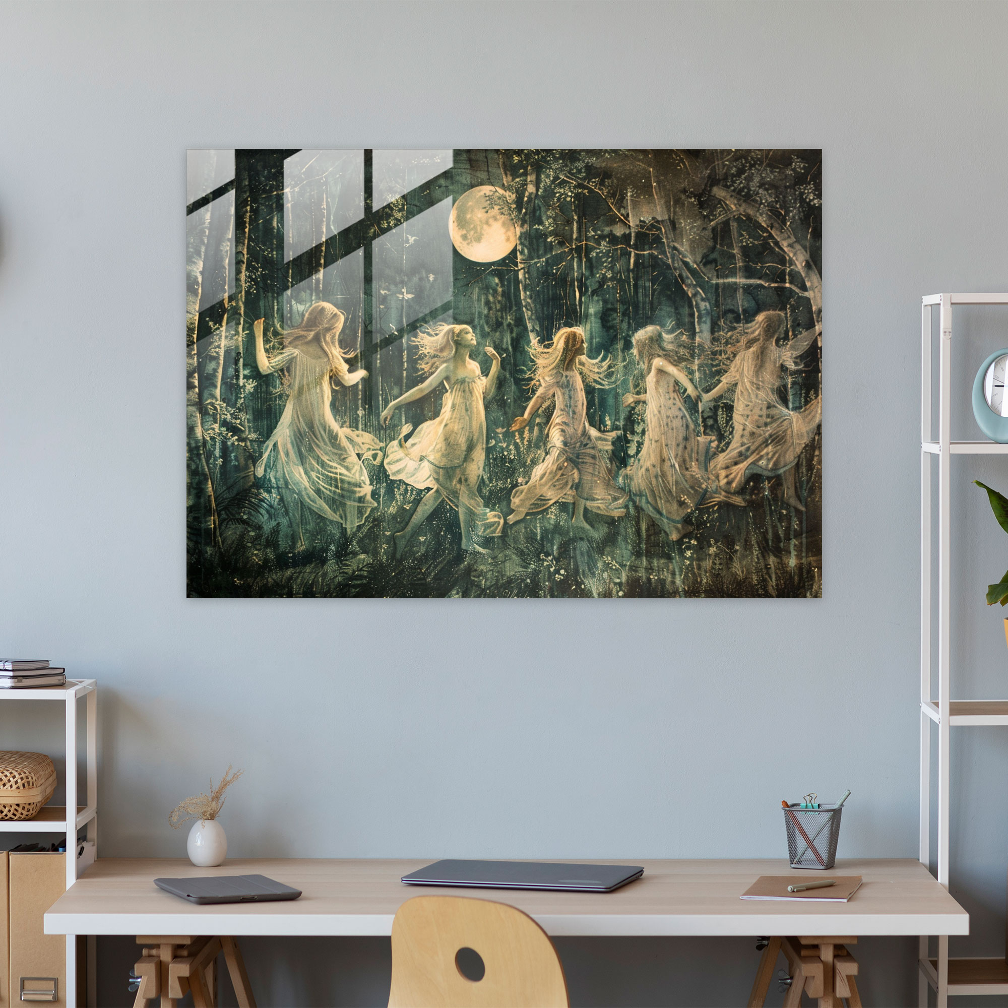 Pre-Raphaelite Brotherhood Ev Dekorasyonu - Cam Tablo Modern Sanat