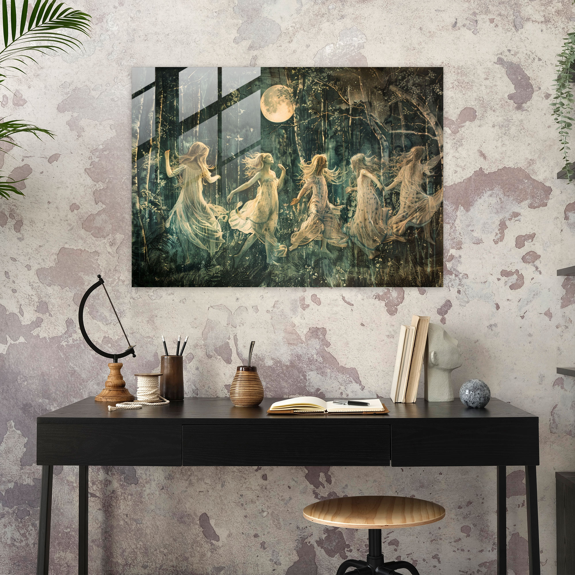 Pre-Raphaelite Brotherhood Ev Dekorasyonu - Cam Tablo Modern Sanat