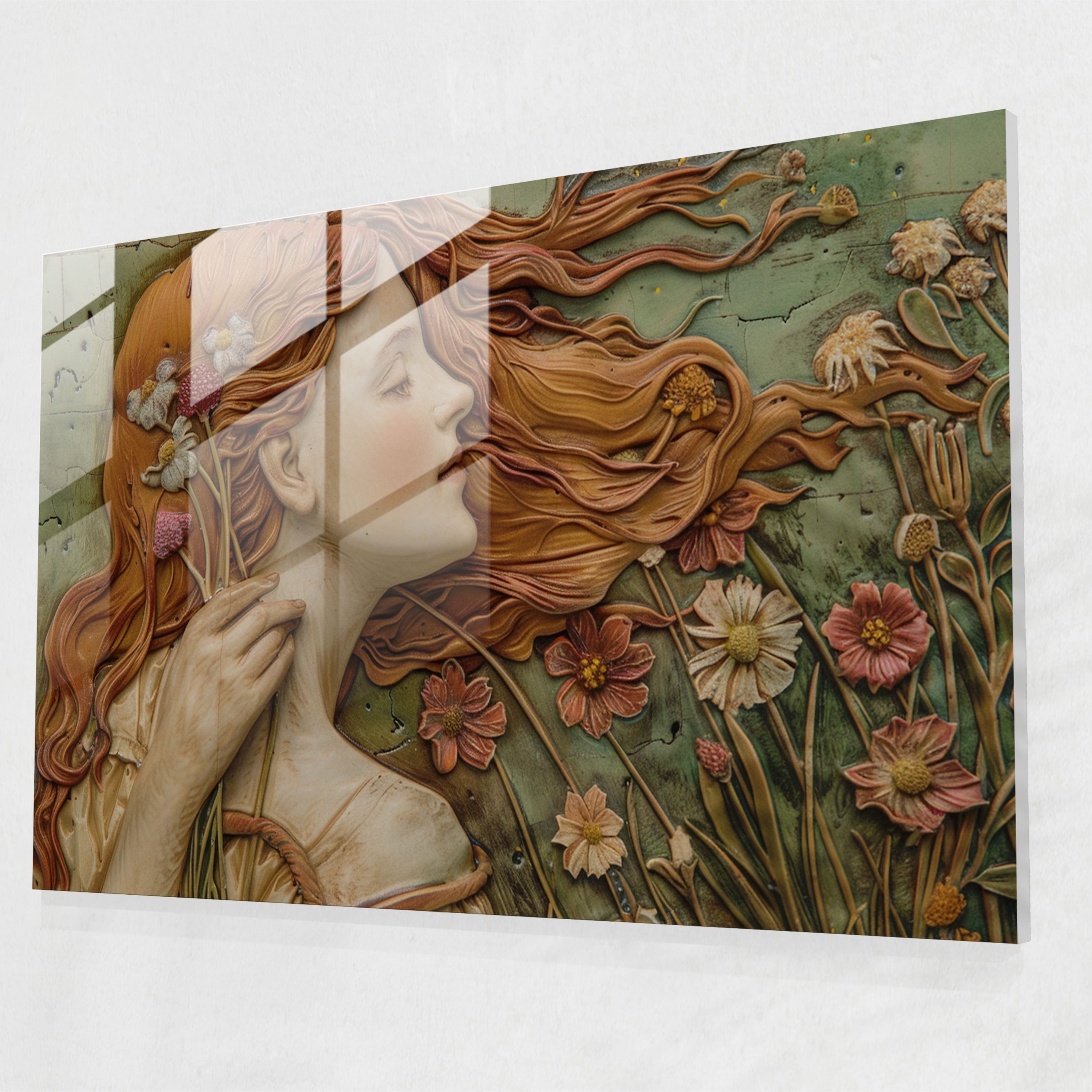 Pre-Raphaelite Brotherhood Duvar Dekorasyonu - Modern Sanat Cam Tablo