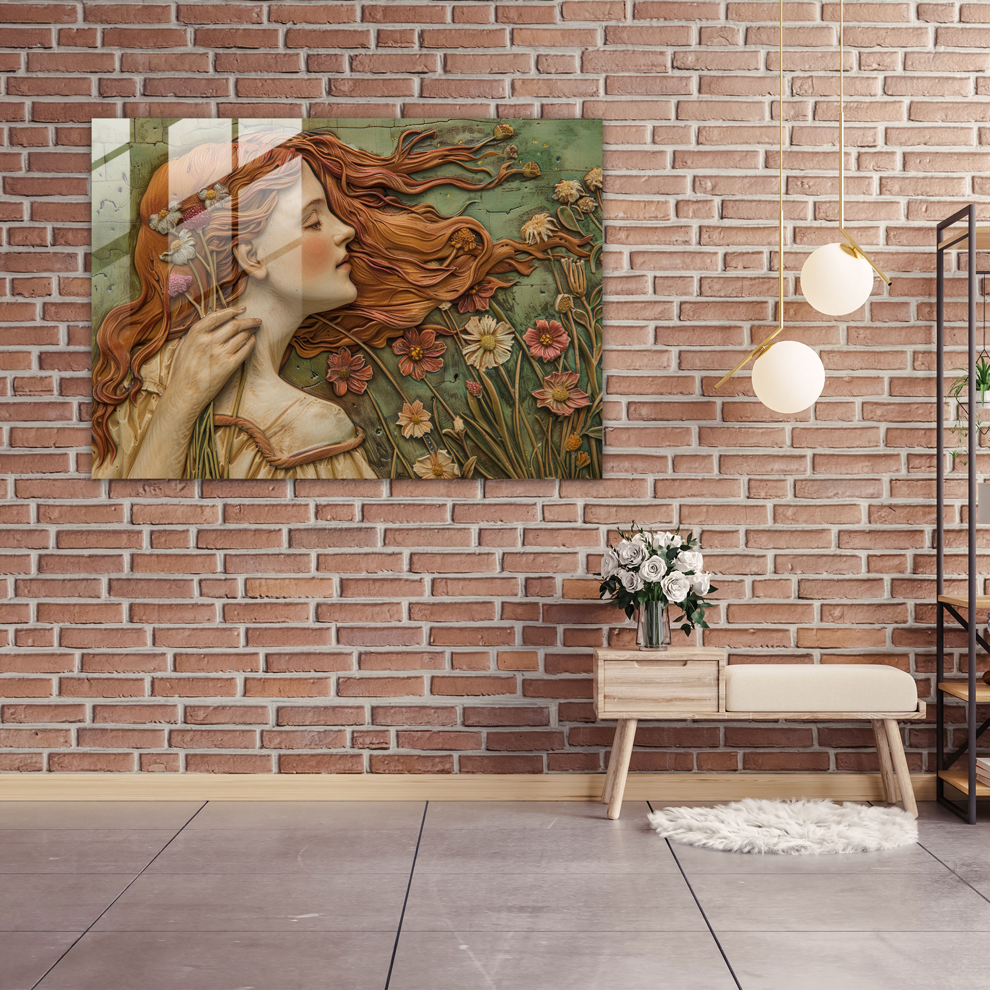 Pre-Raphaelite Brotherhood Duvar Dekorasyonu - Modern Sanat Cam Tablo