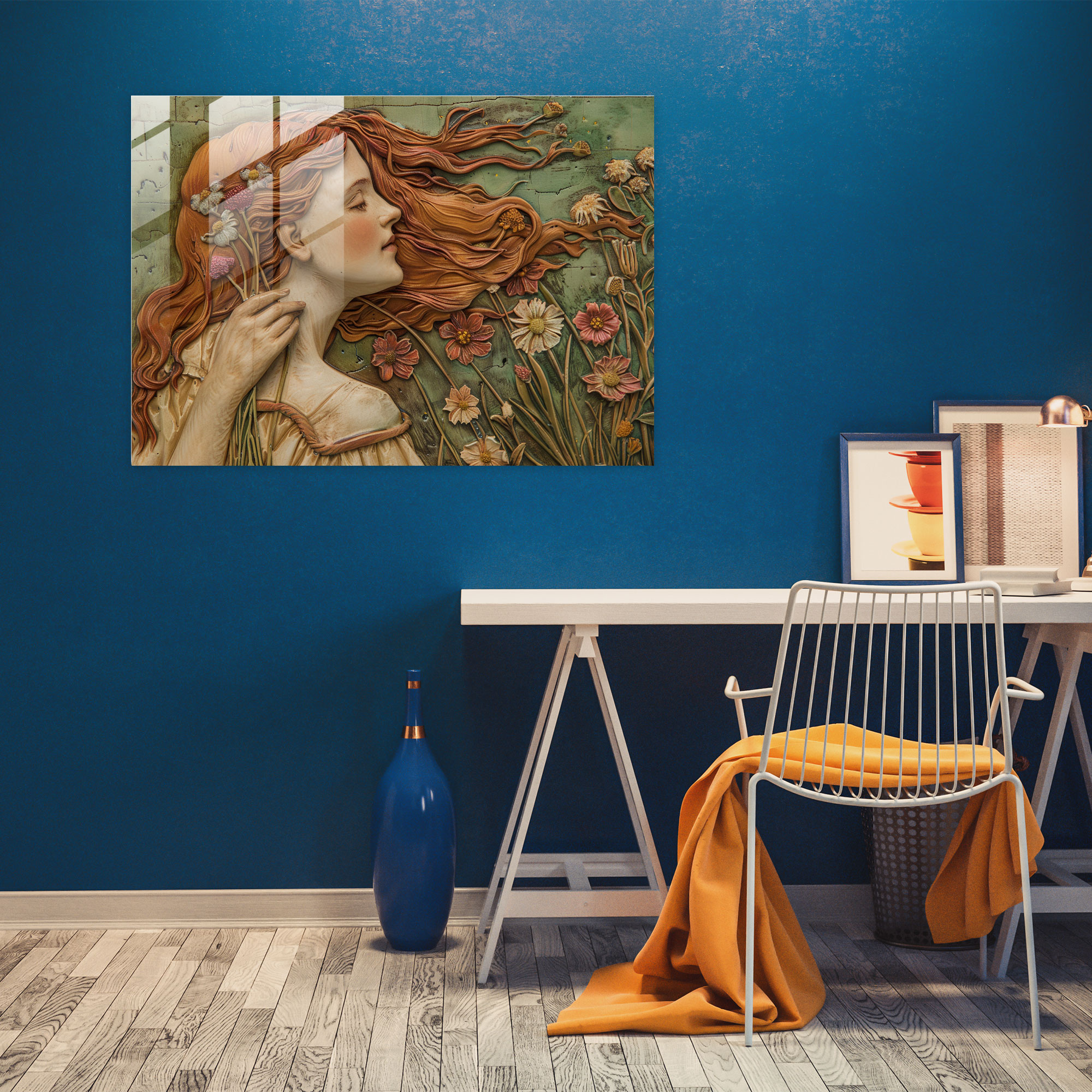 Pre-Raphaelite Brotherhood Duvar Dekorasyonu - Modern Sanat Cam Tablo