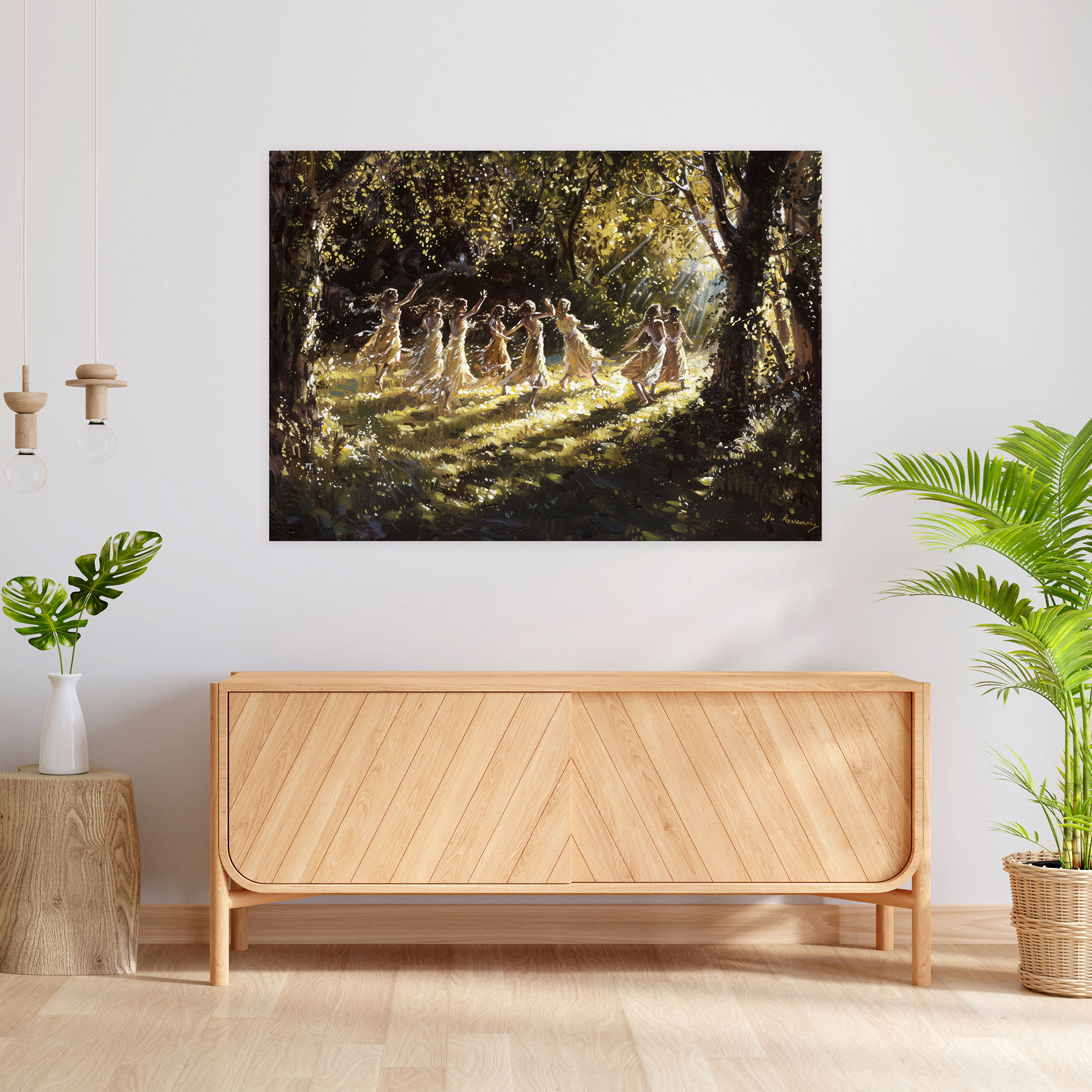 Enchanted Nymphs Wall Art - Pre-Raphaelite Brotherhood, Wall Decoration, Wall Art, Canvas