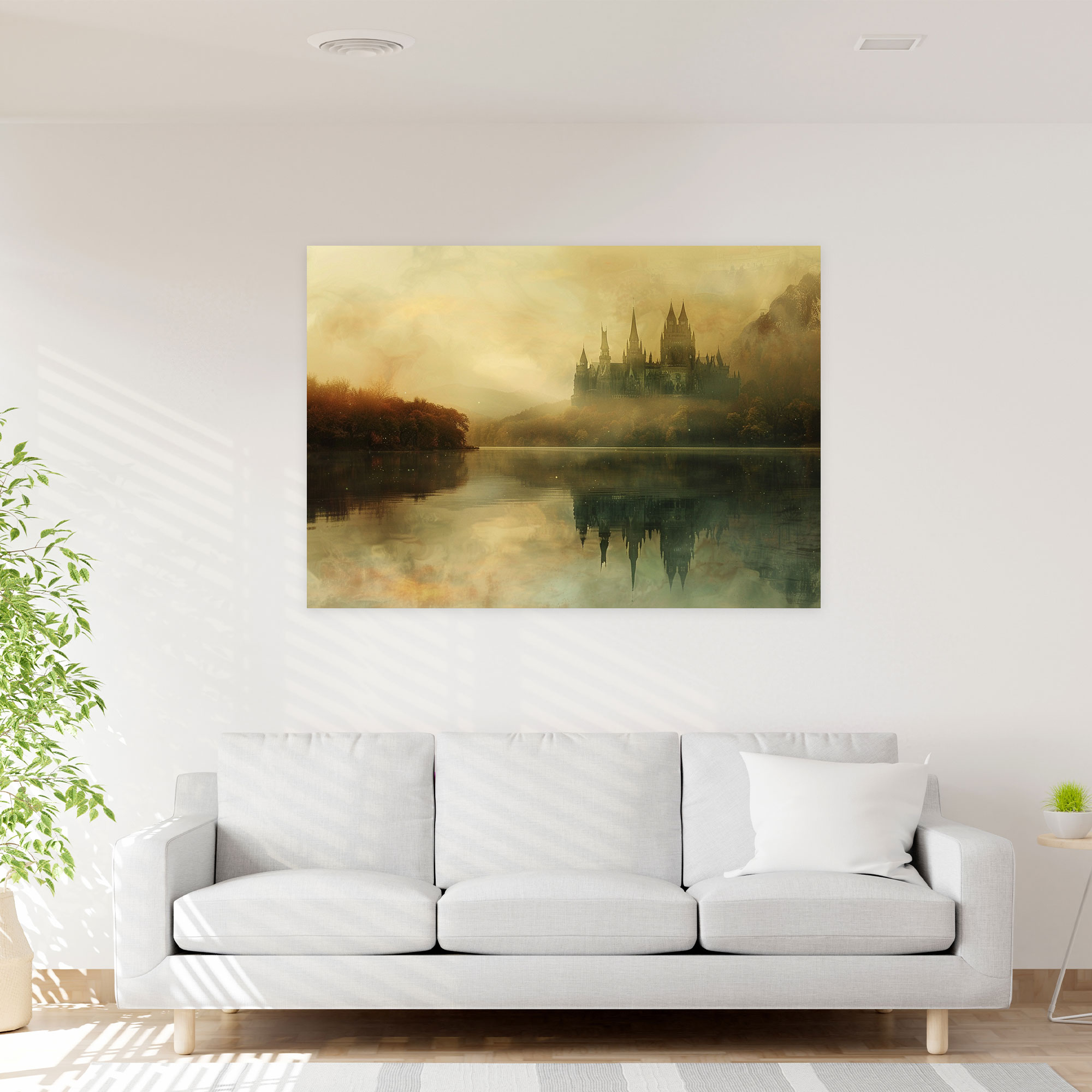 Castle Reflection Wall Decoration - Pre-Raphaelite Brotherhood, Pre-Raphaelite Brotherhood, Wall Decoration, Home Decoration