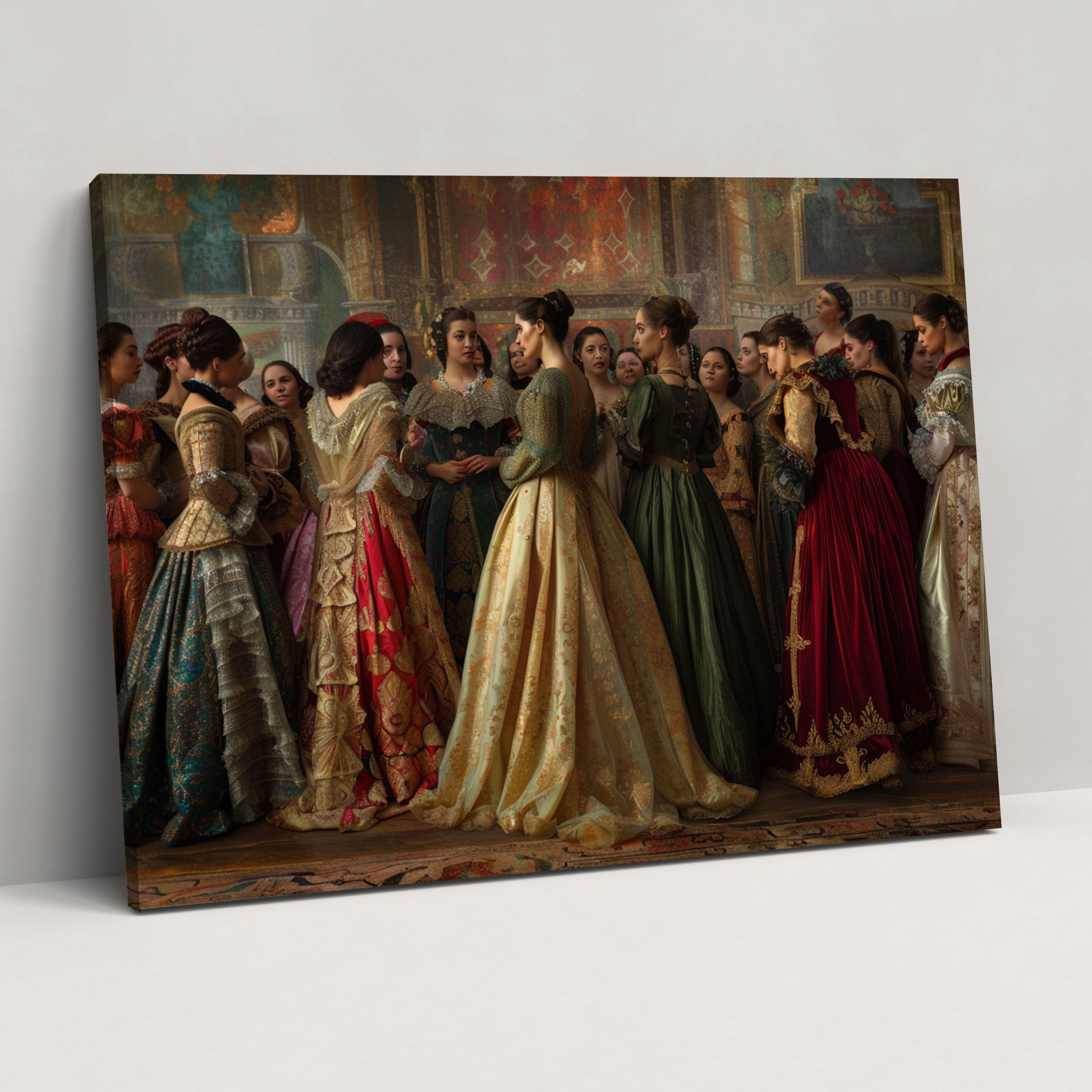 Noblewomen Elegance Canvas Print - Pre-Raphaelite Brotherhood, Wall Art, Canvas Print, Canvas