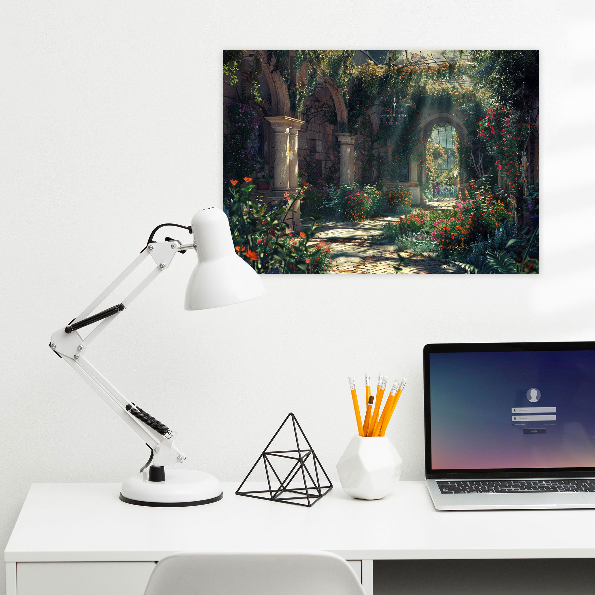 Romantic Garden Wall Art - Pre-Raphaelite Brotherhood, Wall Art, Pre-Raphaelite Brotherhood, Canvas Print