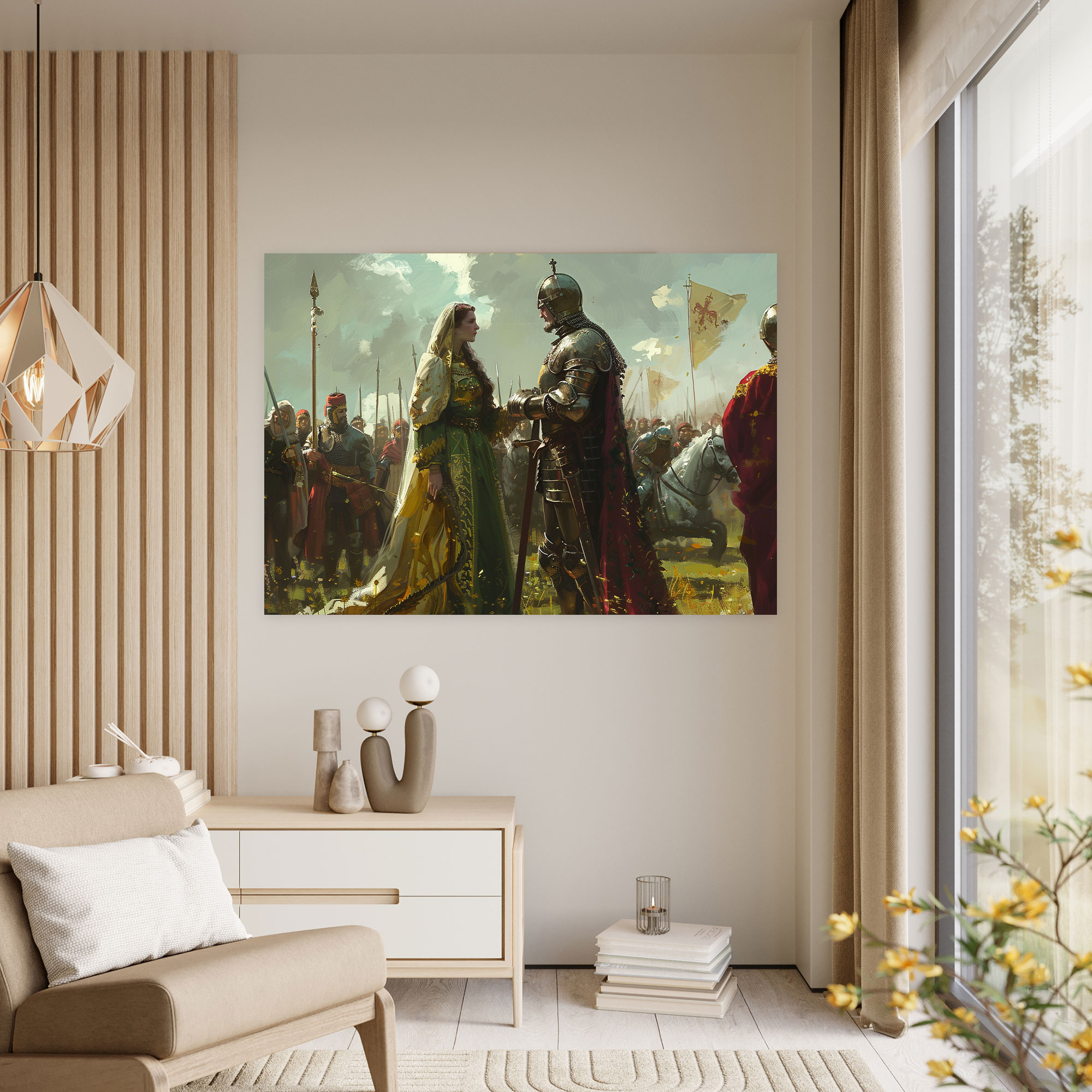Knights In Shining Armor Wall Art - Pre-Raphaelite Brotherhood, Home Decoration, Canvas Print, Wall Decoration