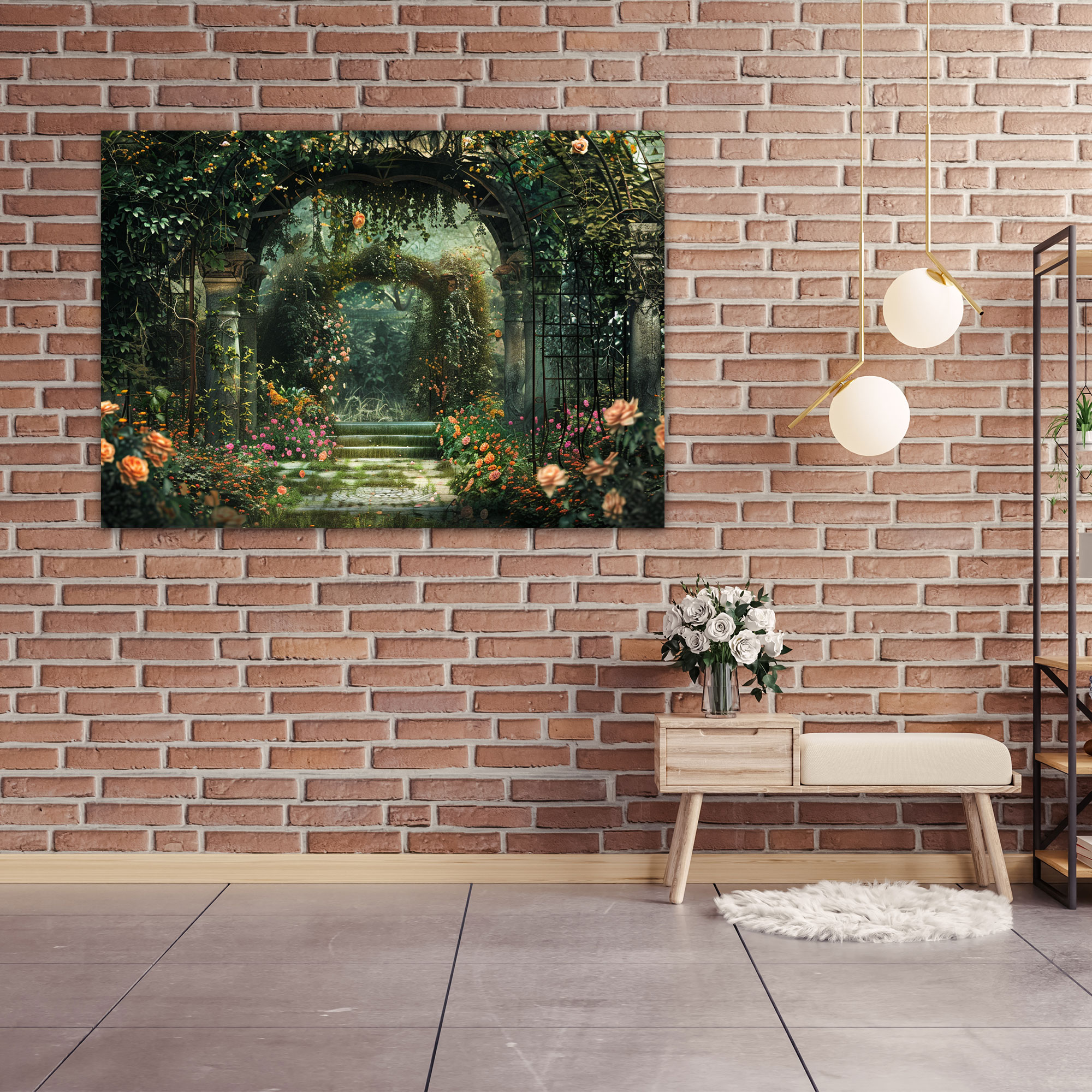Lush Garden Wall Art - Pre-Raphaelite Brotherhood, Wall Decoration, Canvas Print, Home Decoration