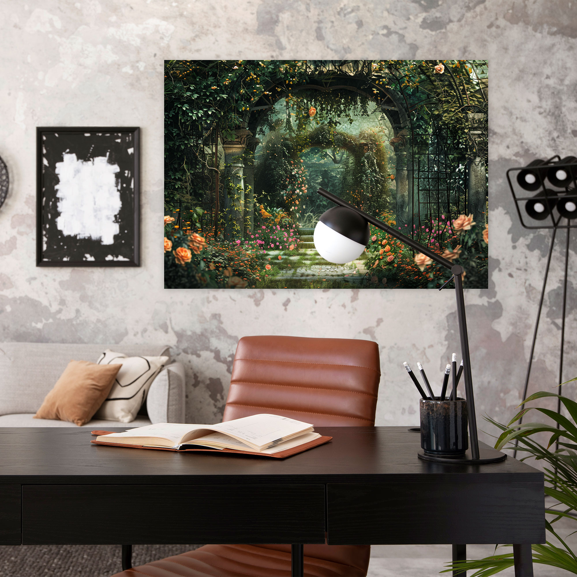 Lush Garden Wall Art - Pre-Raphaelite Brotherhood, Wall Decoration, Canvas Print, Home Decoration
