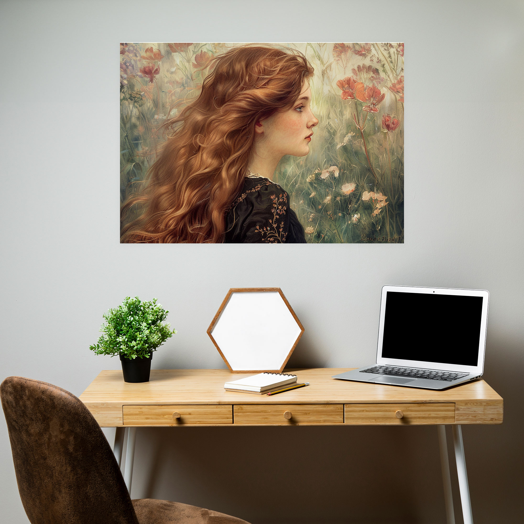 Pre-Raphaelite Brotherhood Garden Canvas Print - Pre-Raphaelite Brotherhood, Home Decoration, Canvas Print, Canvas