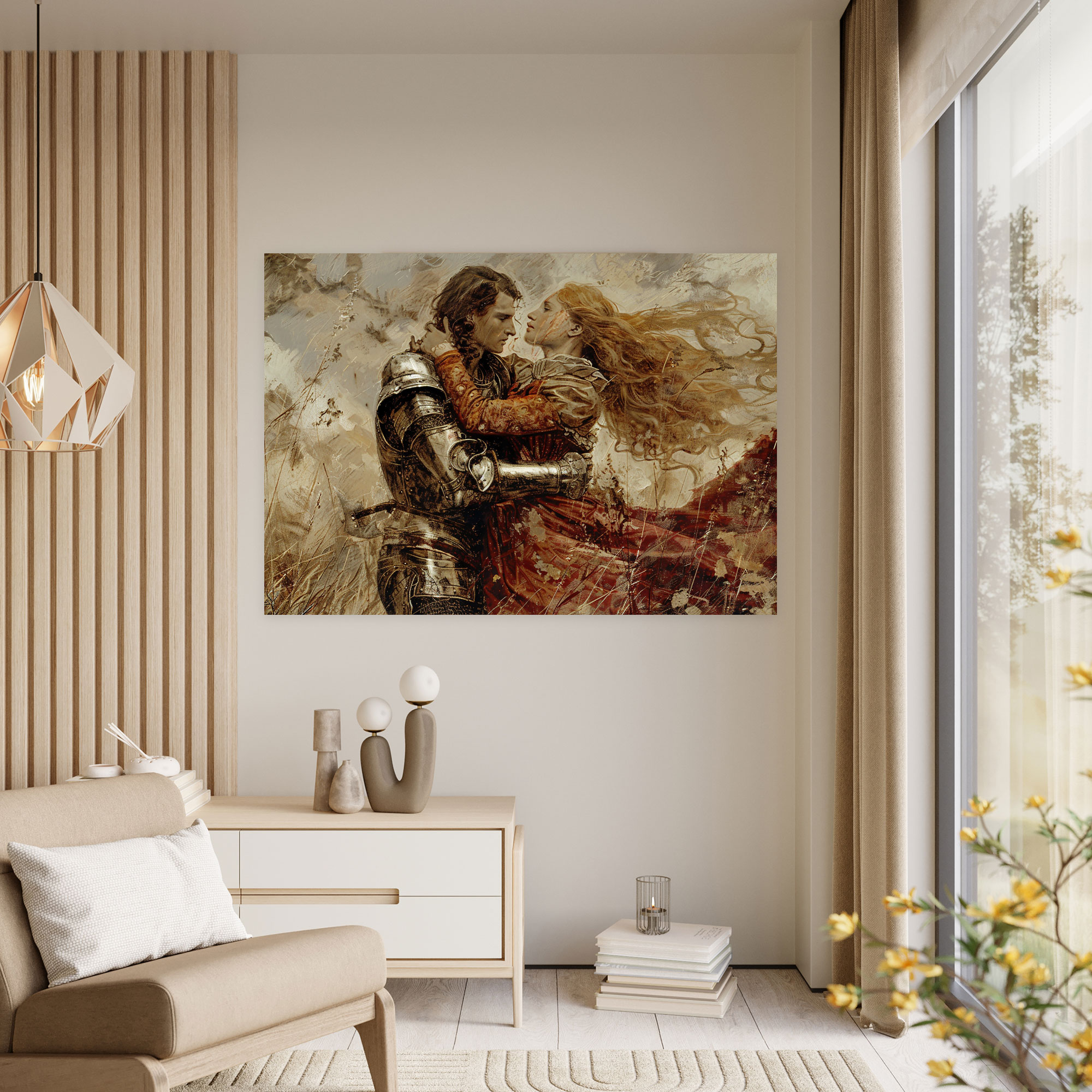 Pre-Raphaelite Brotherhood Knight Canvas Print - Pre-Raphaelite Brotherhood, Canvas Print, Home Decoration, Wall Art