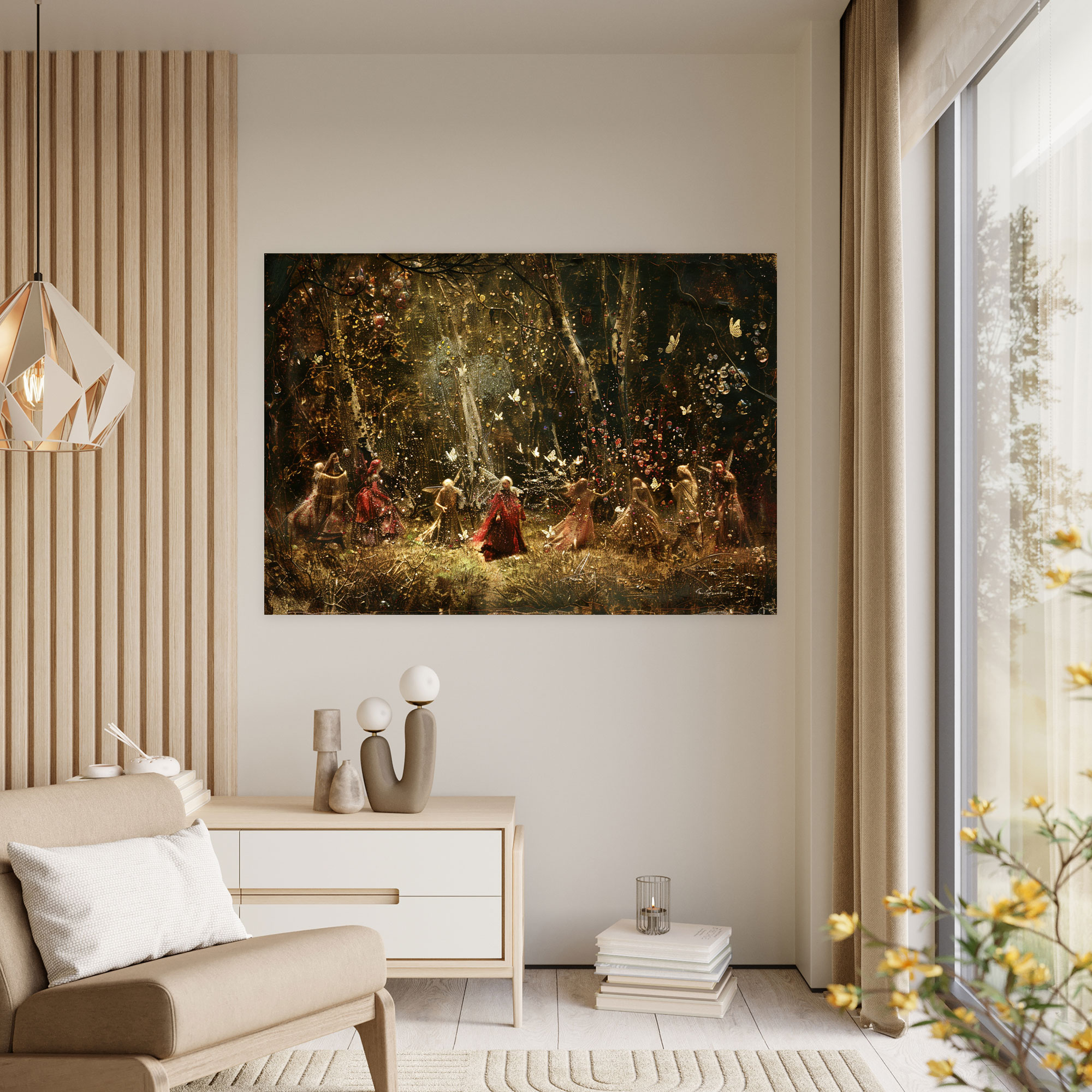 Pre-Raphaelite Brotherhood Forest Canvas Print - Pre-Raphaelite Brotherhood, Home Decoration, Wall Art, Pre-Raphaelite Brotherhood