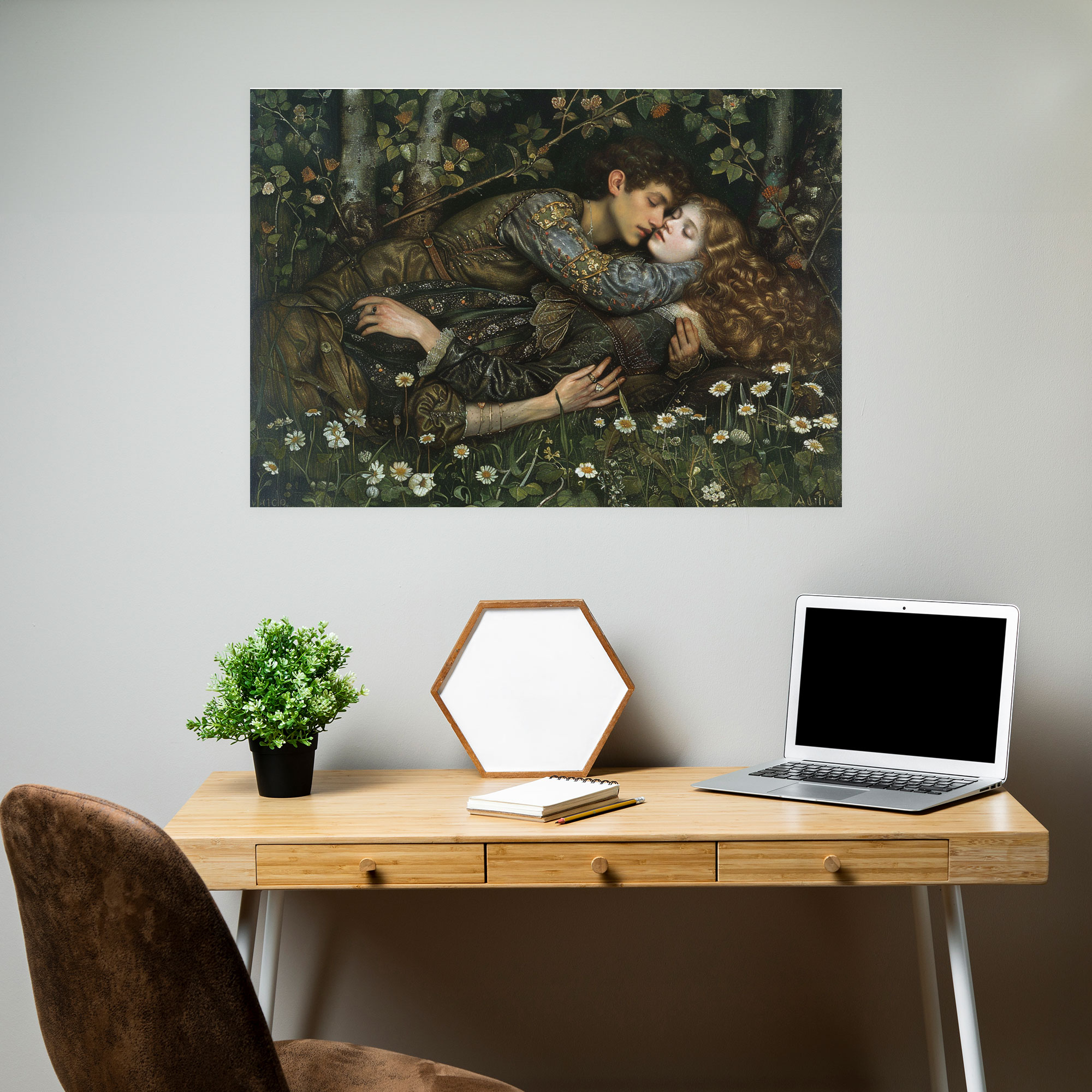 Pre-Raphaelite Brotherhood Love Canvas Print - Pre-Raphaelite Brotherhood, Wall Decoration, Canvas, Wall Art