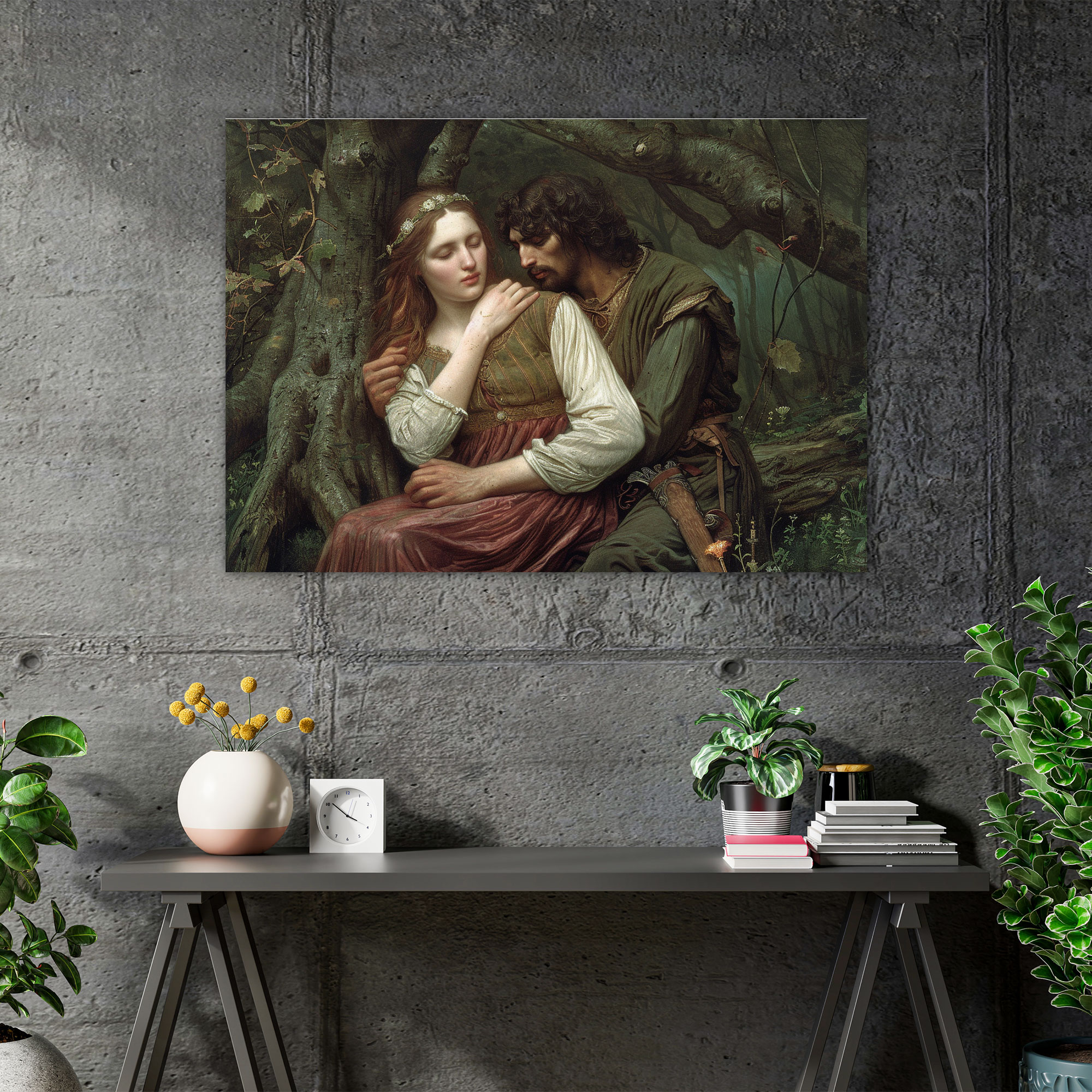 Pre-Raphaelite Brotherhood Melancholy Canvas Print - Pre-Raphaelite Brotherhood, Canvas, Wall Art, Canvas Wall Art
