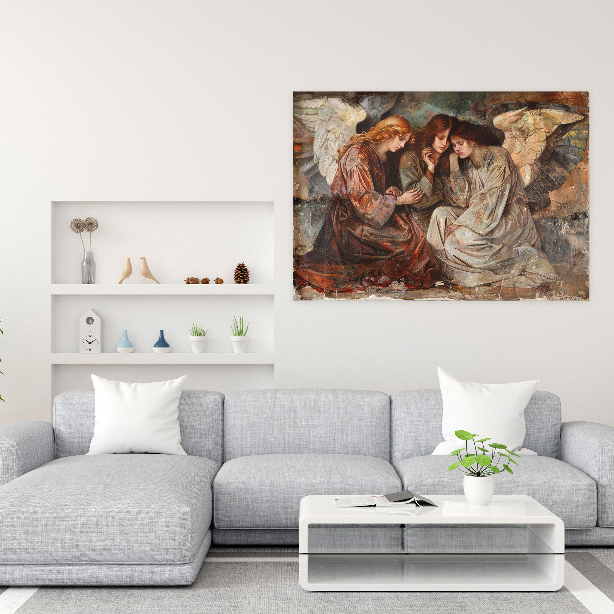 Divine Pre-Raphaelite Brotherhood Canvas Print - Pre-Raphaelite Brotherhood, Canvas Print, Home Decoration, Canvas