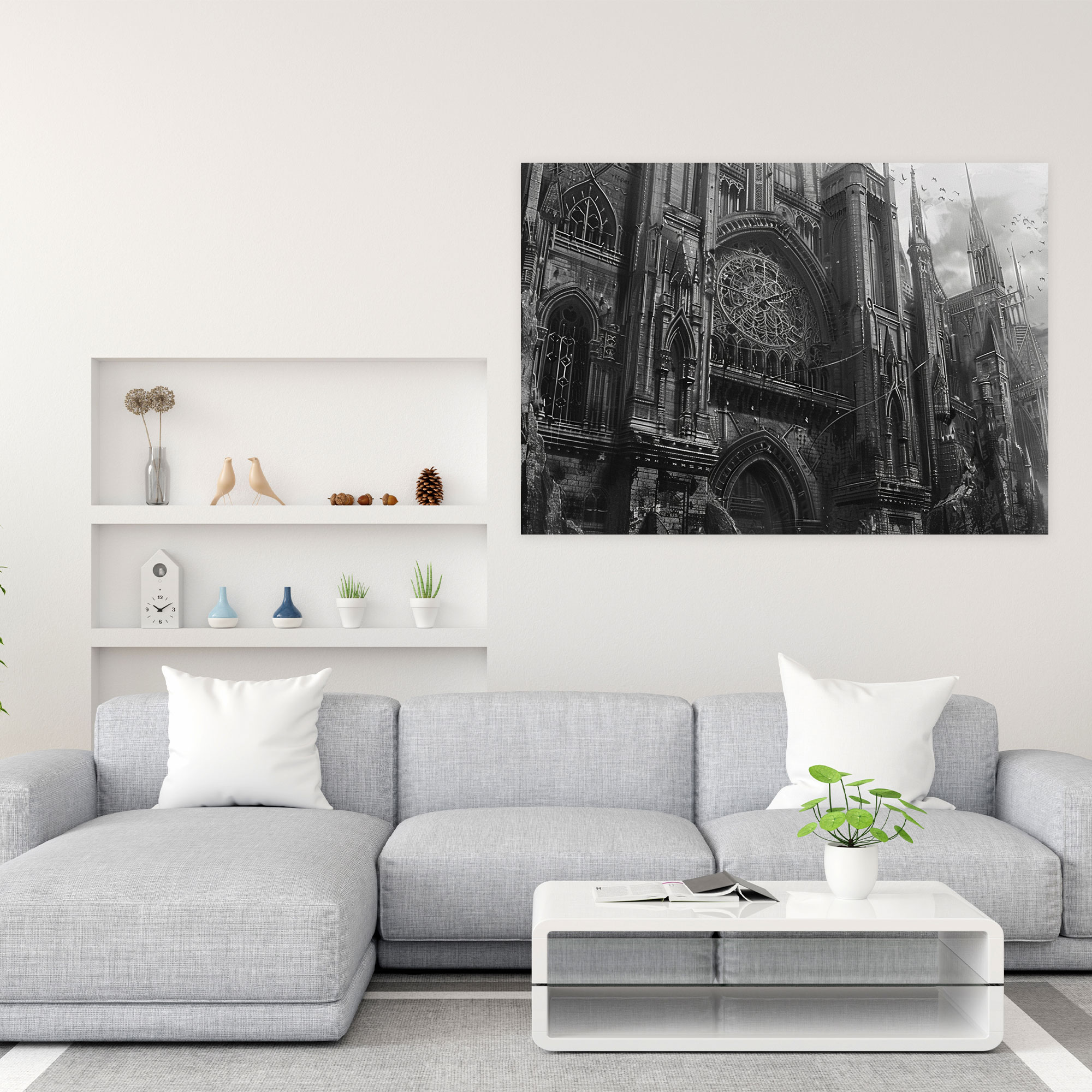 Gothic Cathedral Wall Art - Pre-Raphaelite Brotherhood, Wall Decoration, Canvas, Pre-Raphaelite Brotherhood