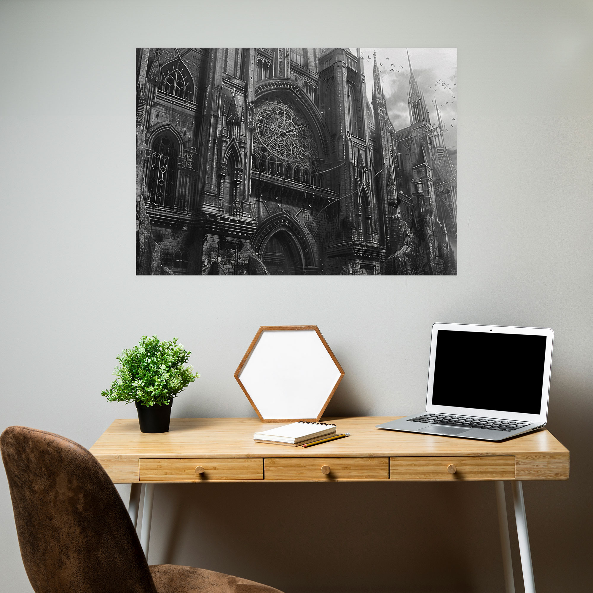 Gothic Cathedral Wall Art - Pre-Raphaelite Brotherhood, Wall Decoration, Canvas, Pre-Raphaelite Brotherhood