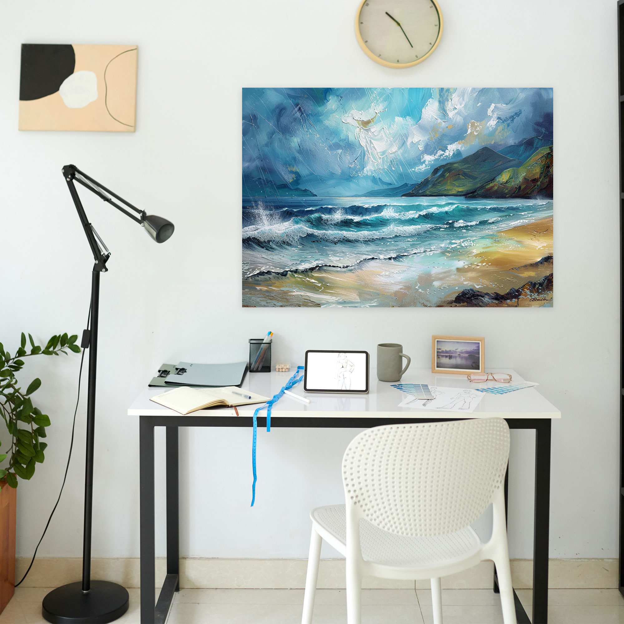 Dreamy Seascape Canvas Print - Pre-Raphaelite Brotherhood, Wall Decoration, Canvas Wall Art, Wall Art