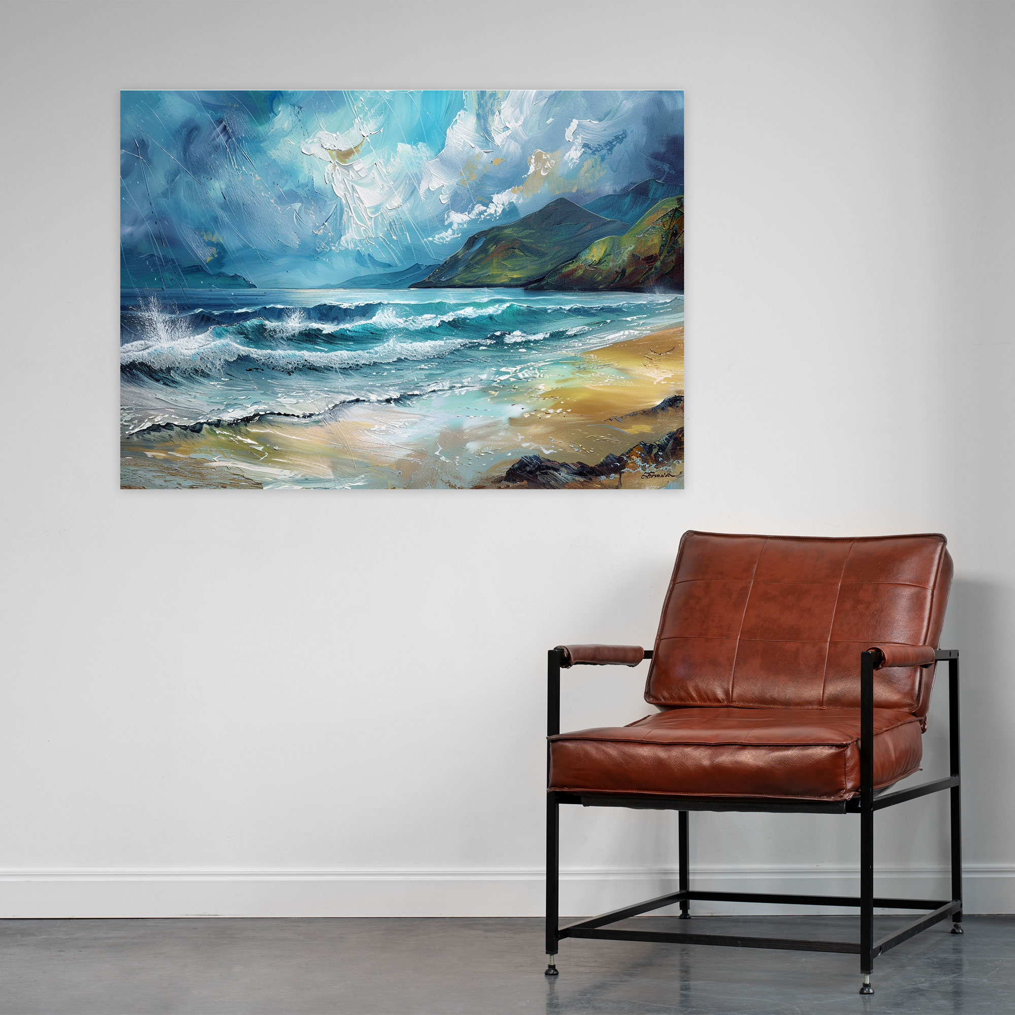 Dreamy Seascape Canvas Print - Pre-Raphaelite Brotherhood, Wall Decoration, Canvas Wall Art, Wall Art