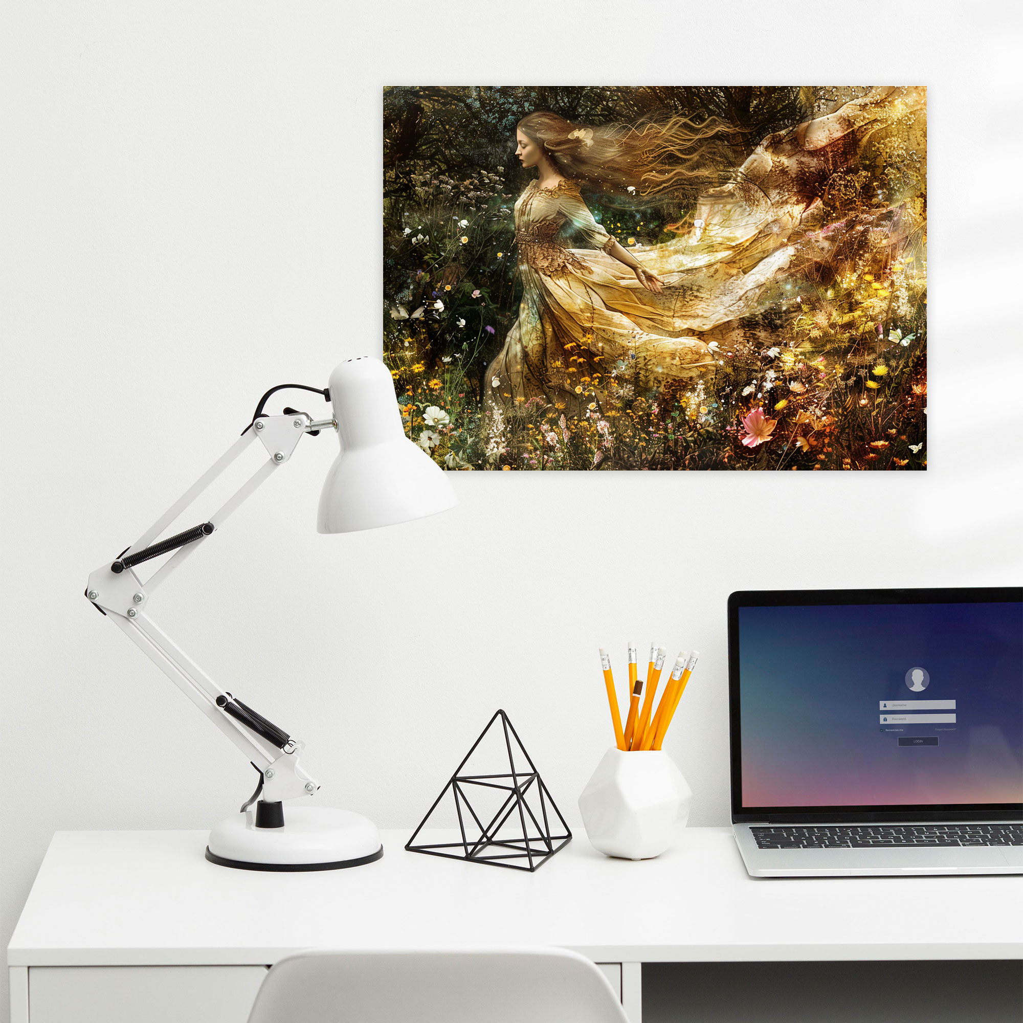 Pre-Raphaelite Brotherhood Canvas Print - Woman In Flowing Gown Wall Art - Pre-Raphaelite Brotherhood, Home Decoration, Canvas Print, Wall Art