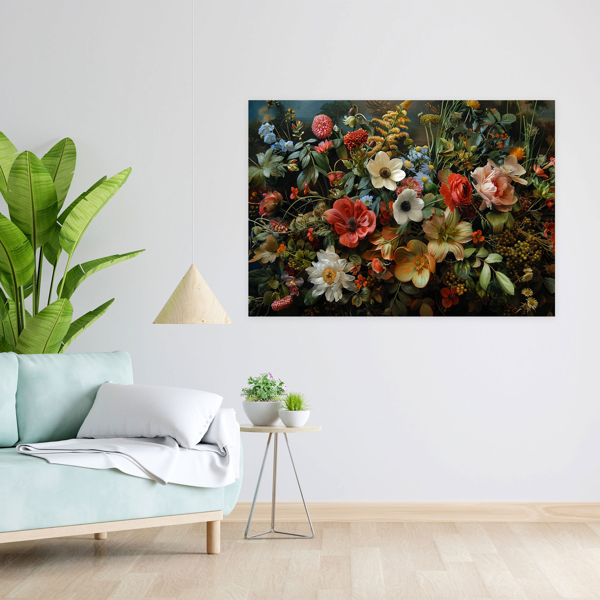 Pre-Raphaelite Brotherhood Floral Canvas Print - Pre-Raphaelite Brotherhood, Wall Art, Canvas Wall Art, Canvas