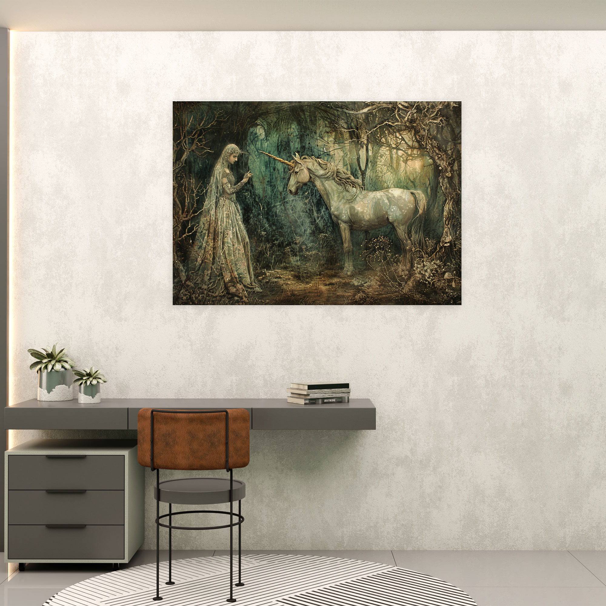 Pre-Raphaelite Brotherhood Forest Wall Art - Pre-Raphaelite Brotherhood, Wall Decoration, Pre-Raphaelite Brotherhood, Canvas