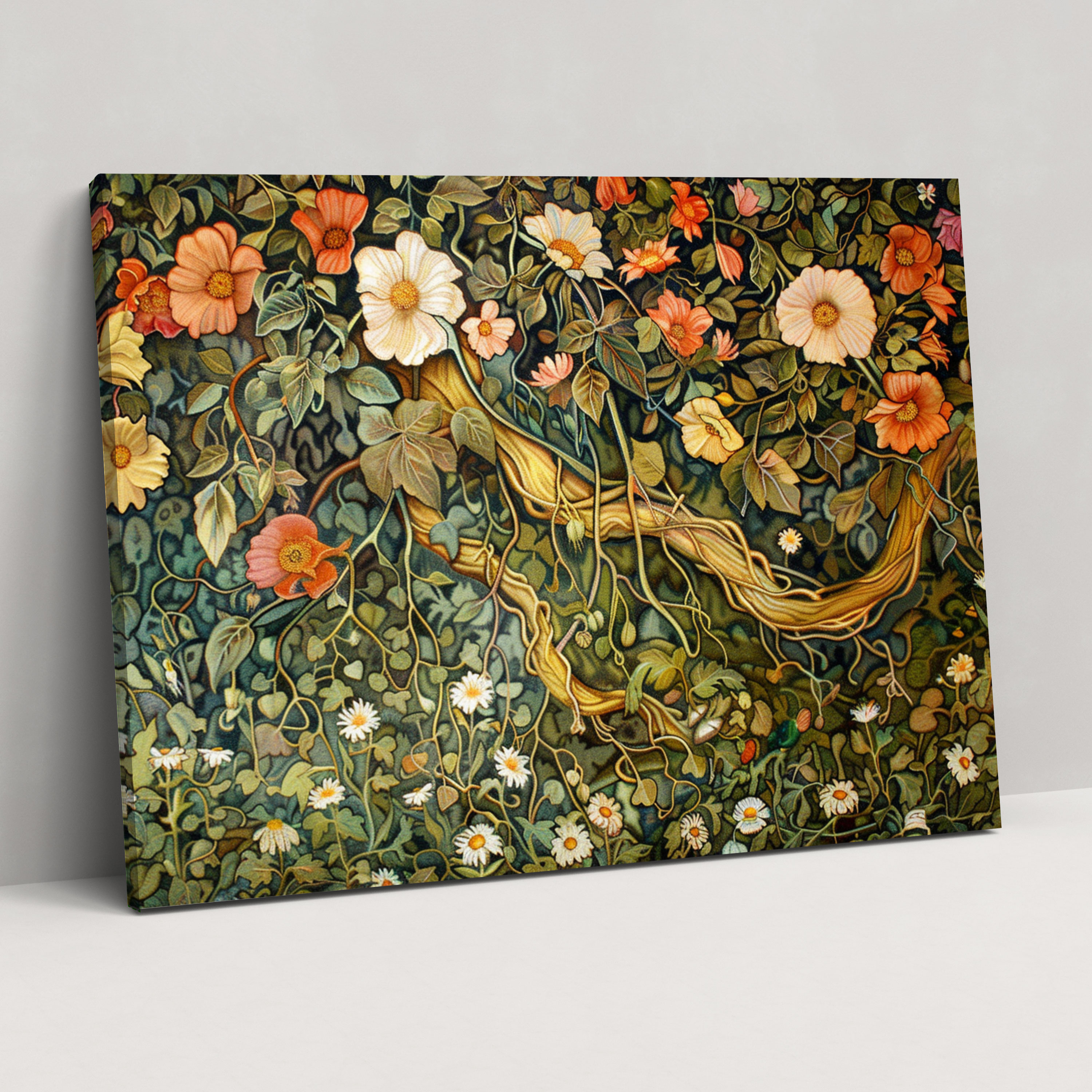 Pre-Raphaelite Brotherhood Tangle Wall Decoration - Pre-Raphaelite Brotherhood, Home Decoration, Canvas Wall Art, Pre-Raphaelite Brotherhood