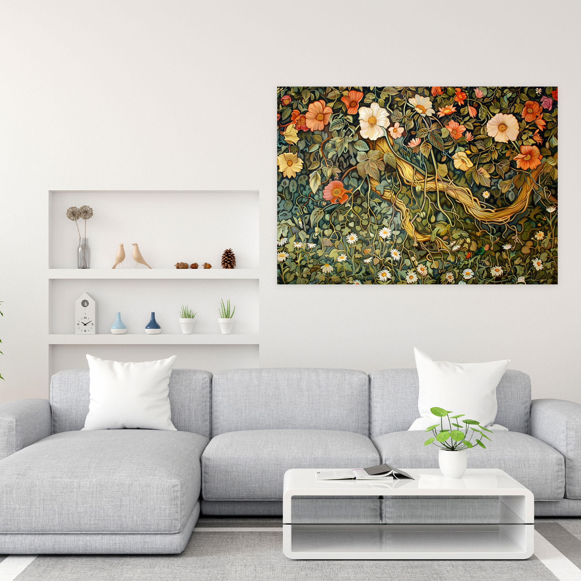 Pre-Raphaelite Brotherhood Tangle Wall Decoration - Pre-Raphaelite Brotherhood, Home Decoration, Canvas Wall Art, Pre-Raphaelite Brotherhood