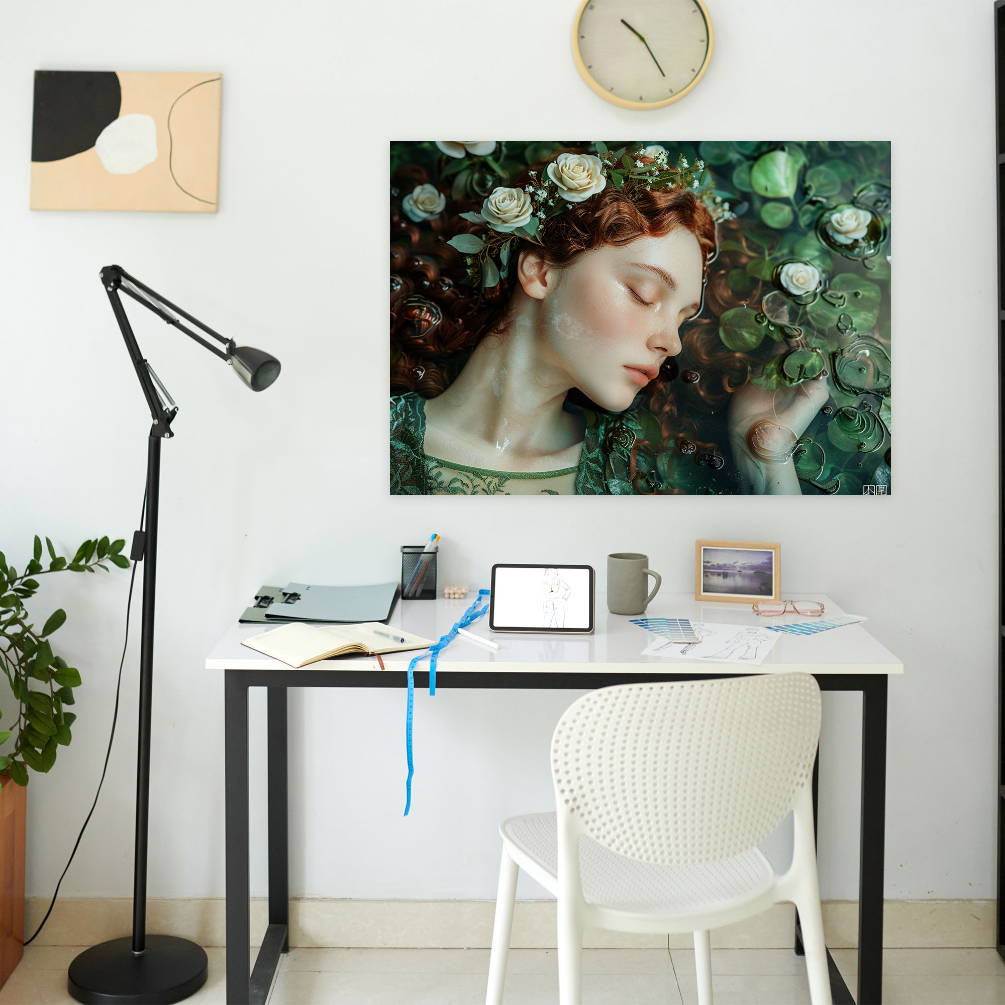 Pre-Raphaelite Brotherhood Nymph Canvas Print - Pre-Raphaelite Brotherhood, Canvas, Wall Art, Canvas Wall Art