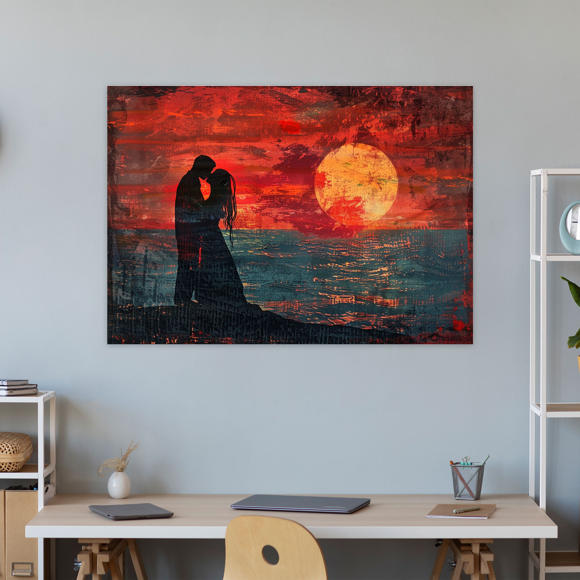 Pre-Raphaelite Brotherhood Sunset Wall Art - Pre-Raphaelite Brotherhood, Home Decoration, Wall Decoration, Canvas Wall Art